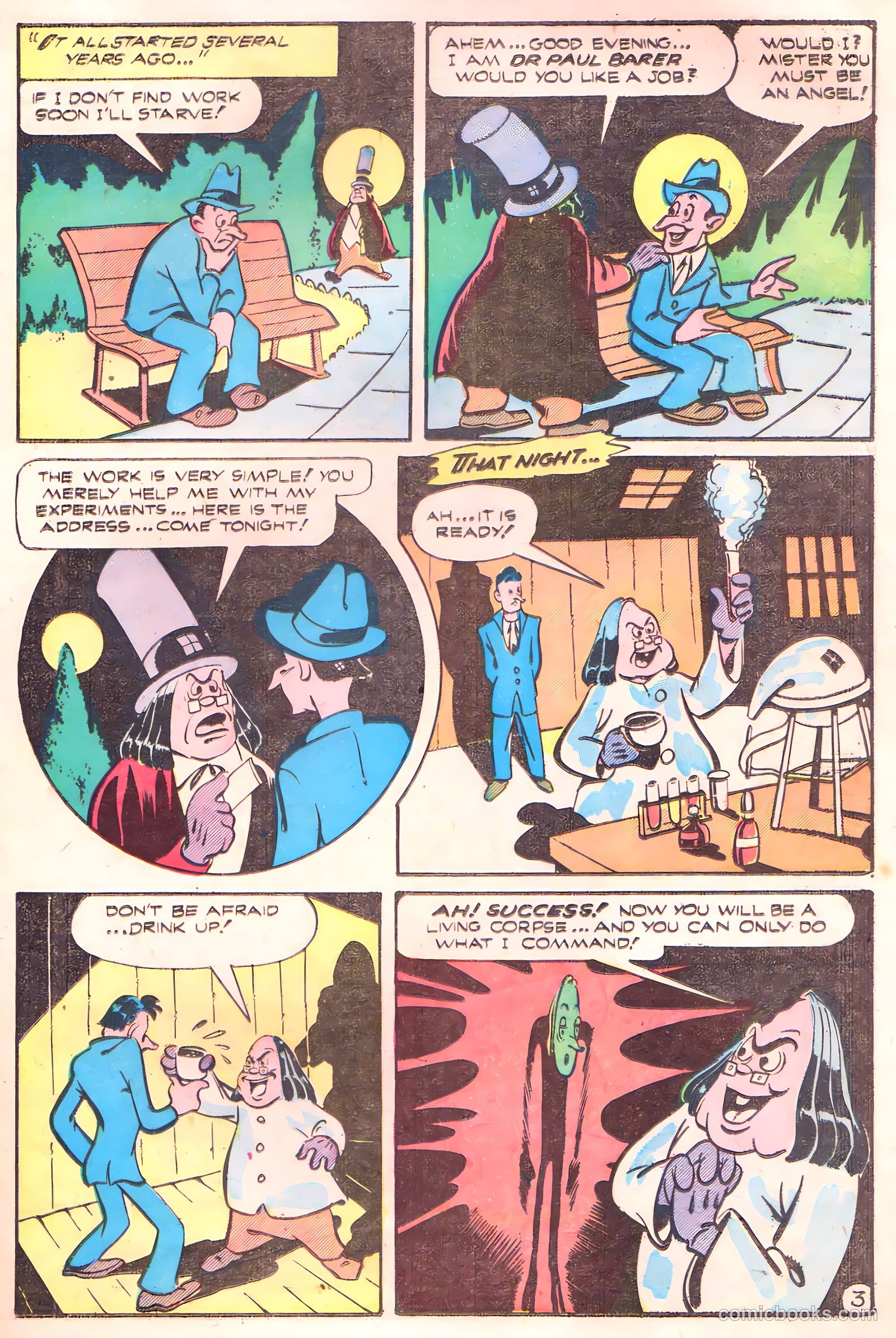 Spook Comics #1 (1945) — page 23 of 36