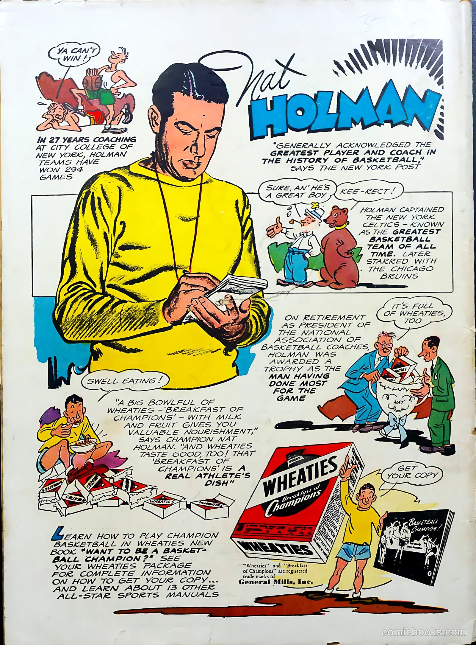 Sport Stars #1 (1946) — page 56 of 56