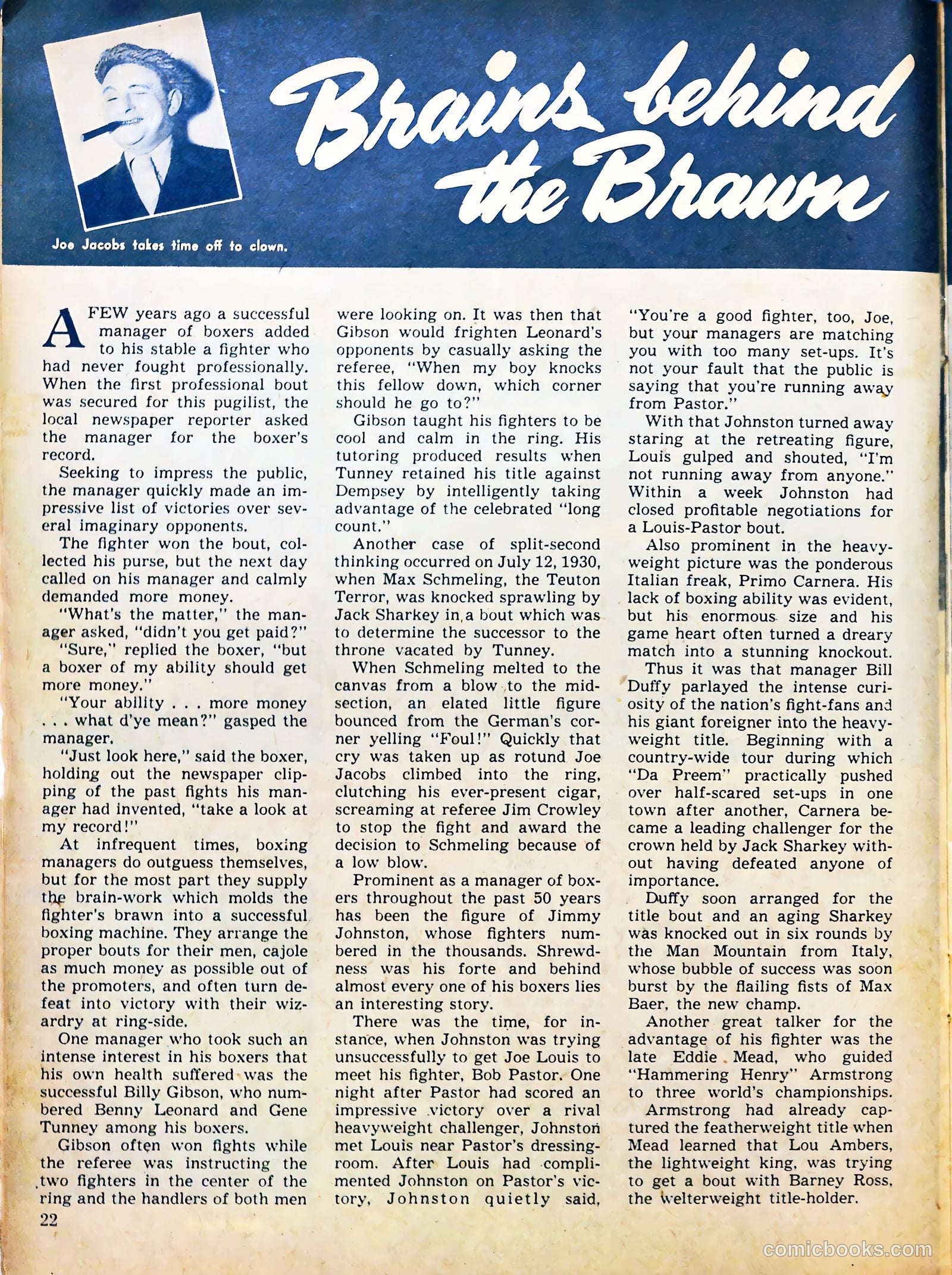 Sport Stars #2 (1946) — page 22 of 61