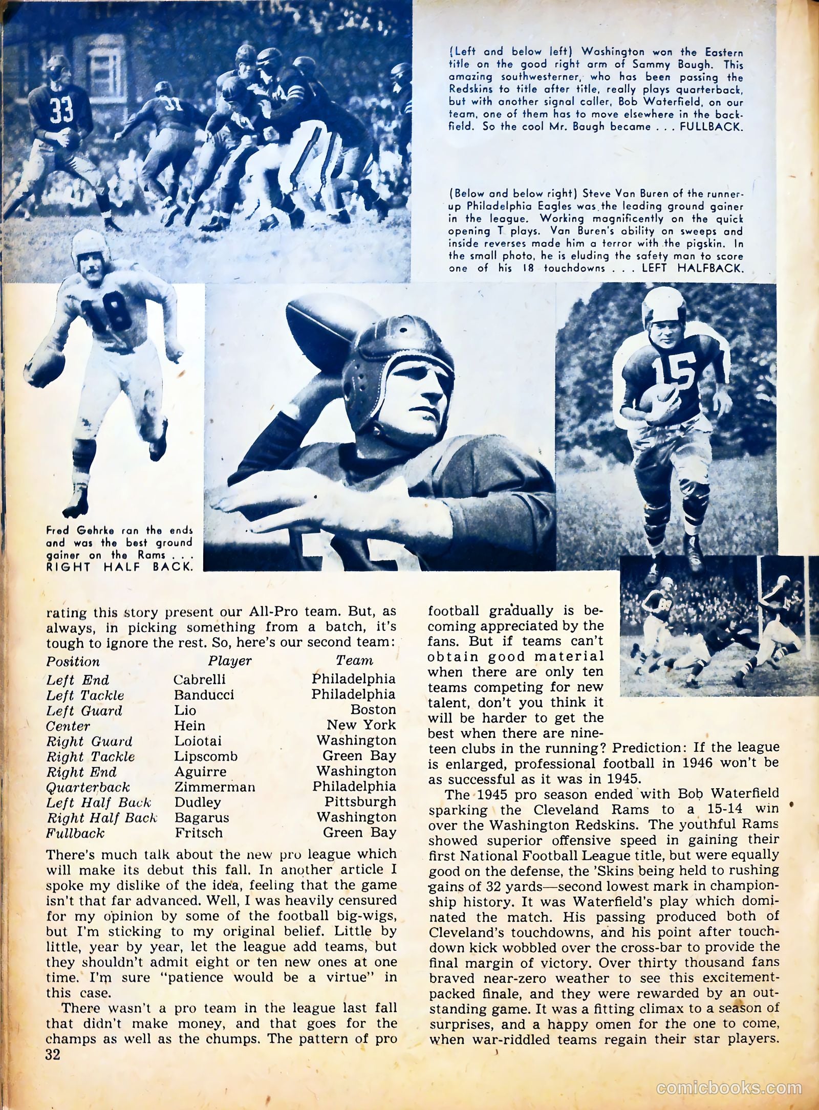 Sport Stars #2 (1946) — page 32 of 61