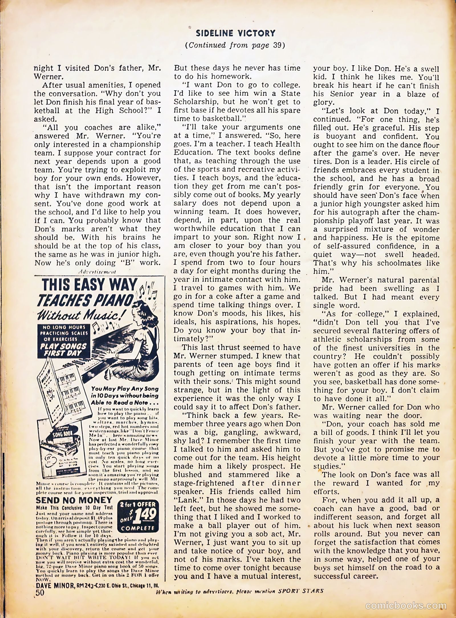 Sport Stars #2 (1946) — page 50 of 61