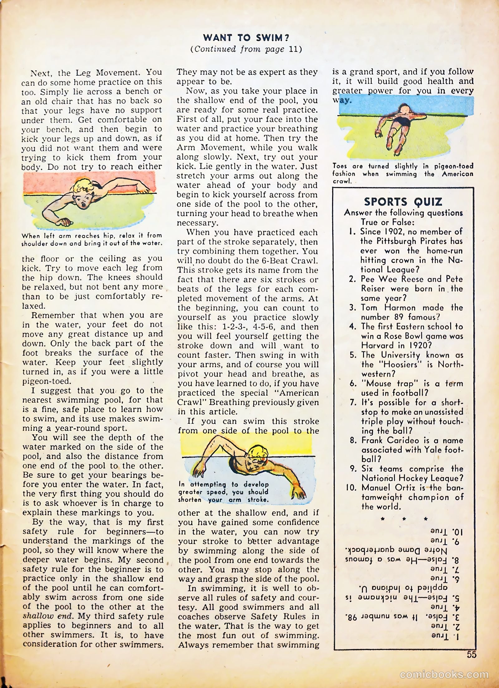 Sport Stars #2 (1946) — page 55 of 61