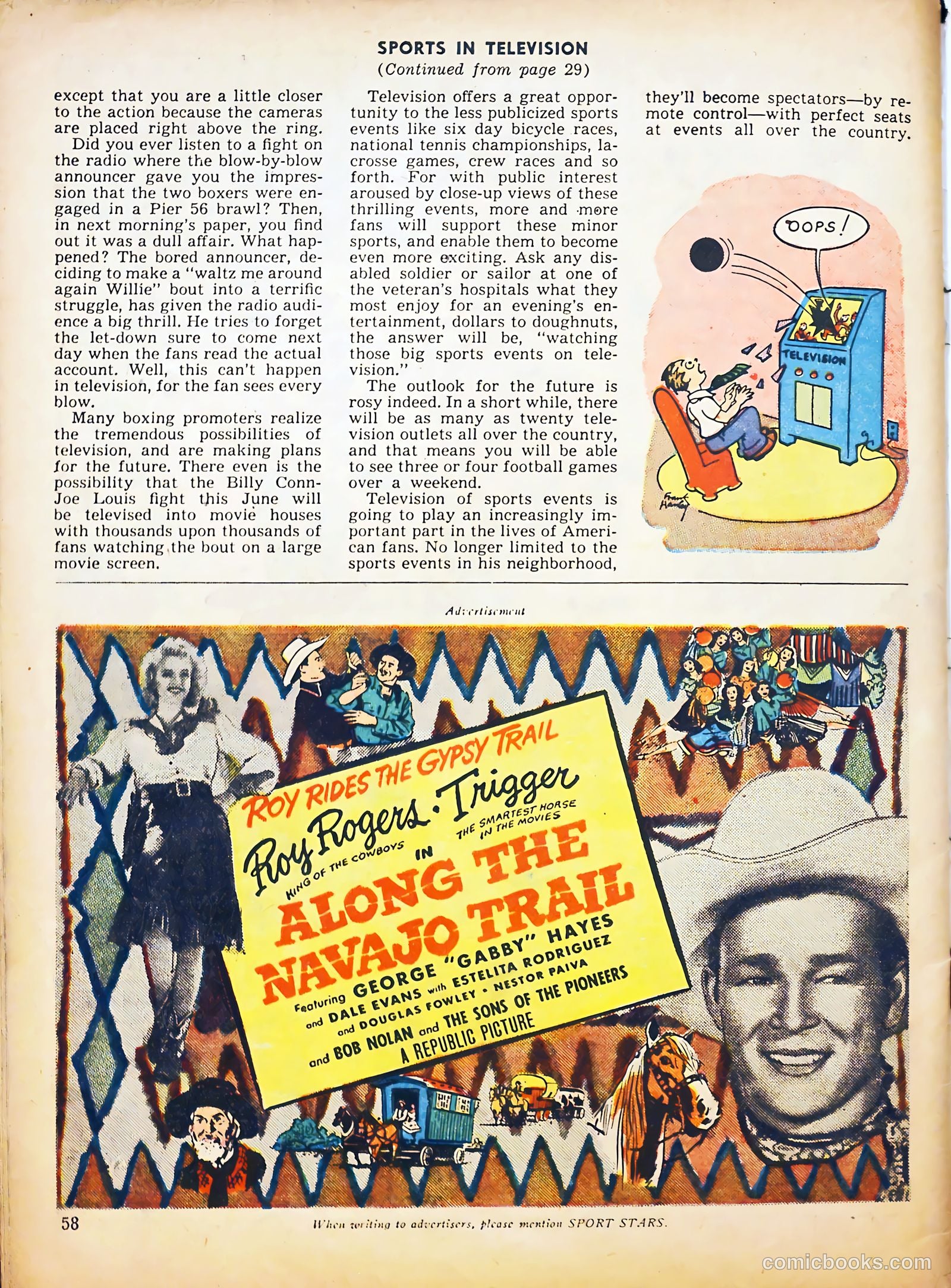 Sport Stars #2 (1946) — page 58 of 61