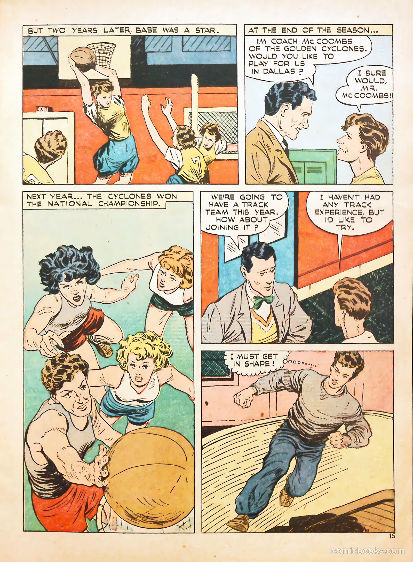 Sport Stars #3 (1946) — page 15 of 59