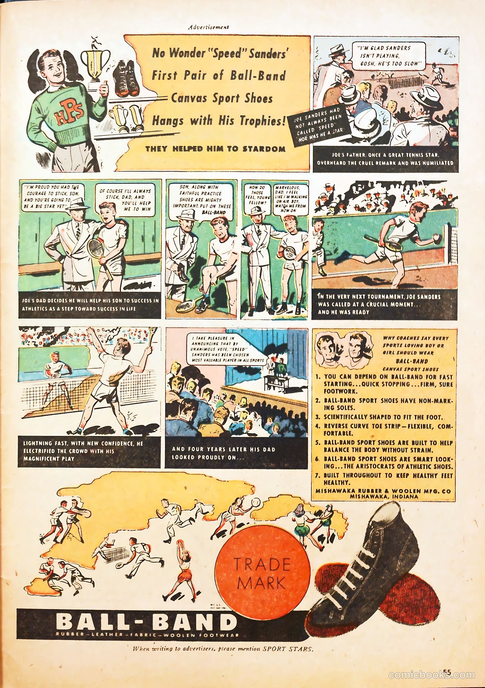 Sport Stars #3 (1946) — page 54 of 59