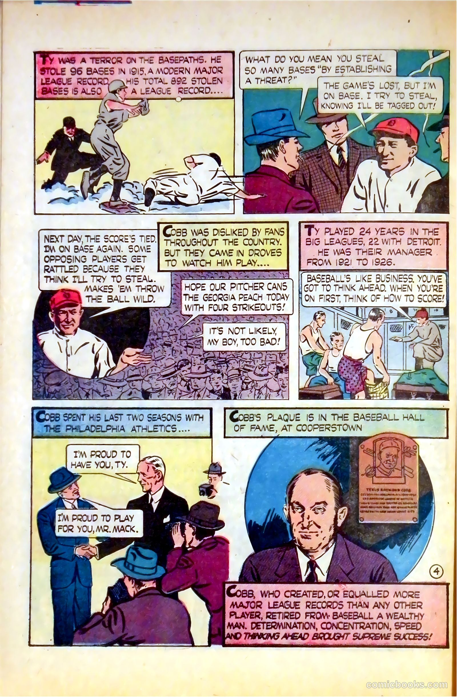 Sport Thrills #11 (1950) — page 32 of 36
