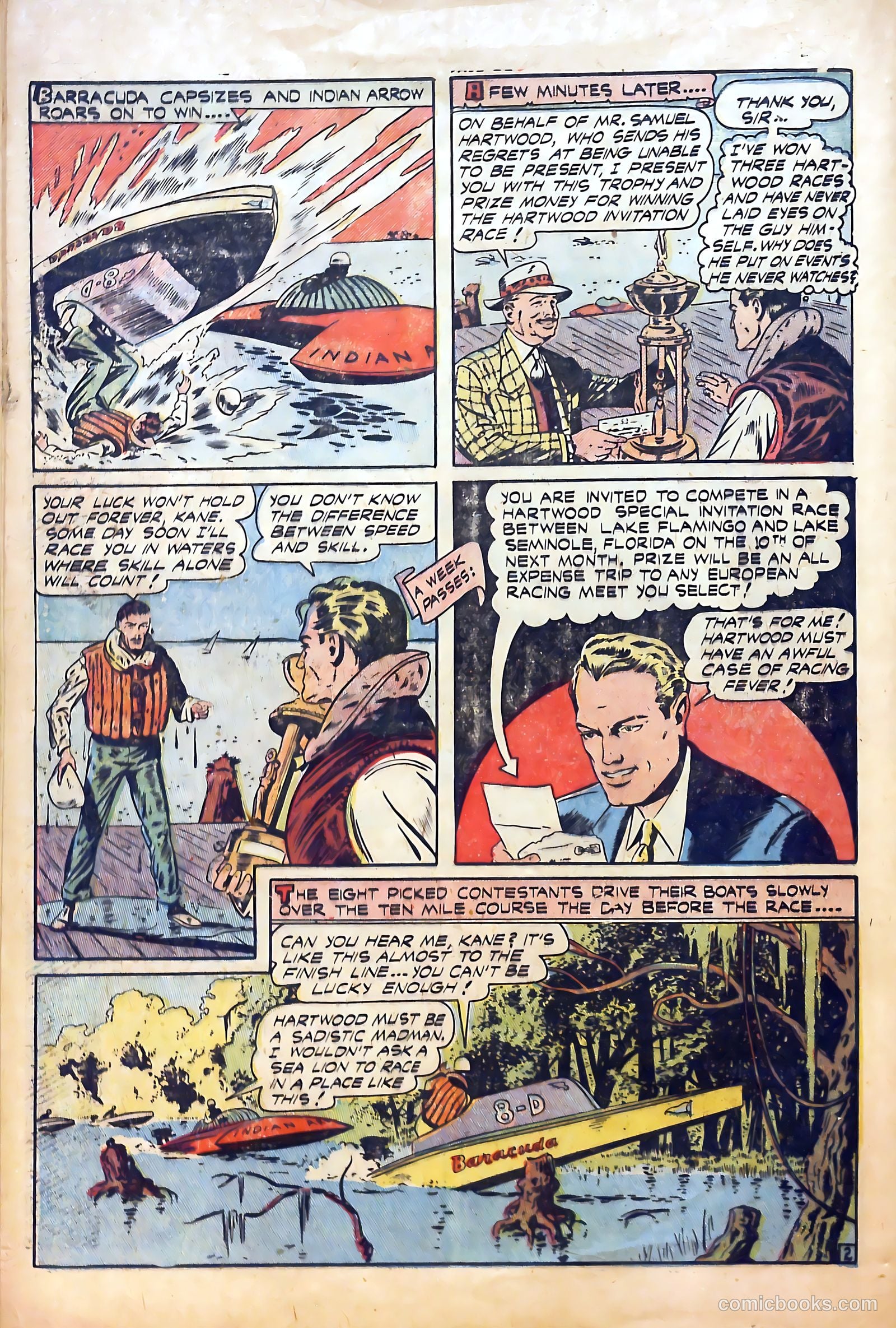 Sport Thrills #13 (1951) — page 28 of 36