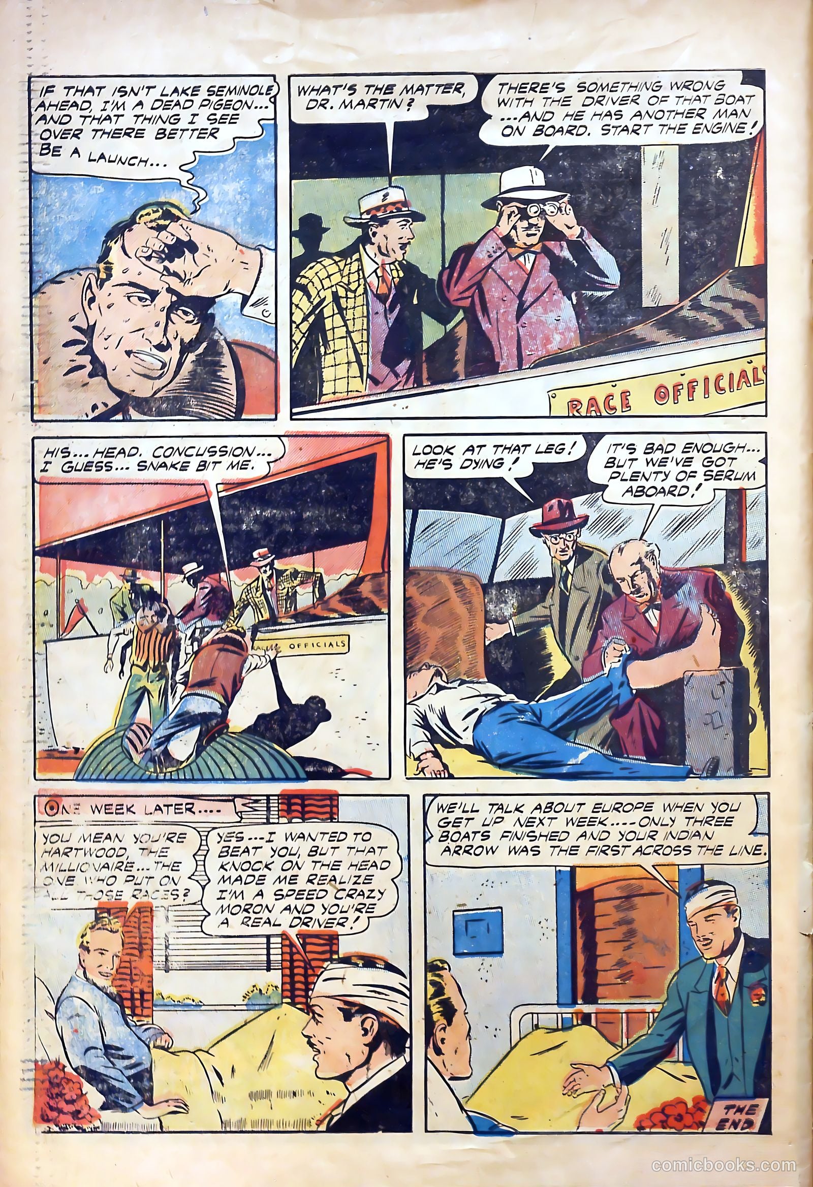 Sport Thrills #13 (1951) — page 32 of 36