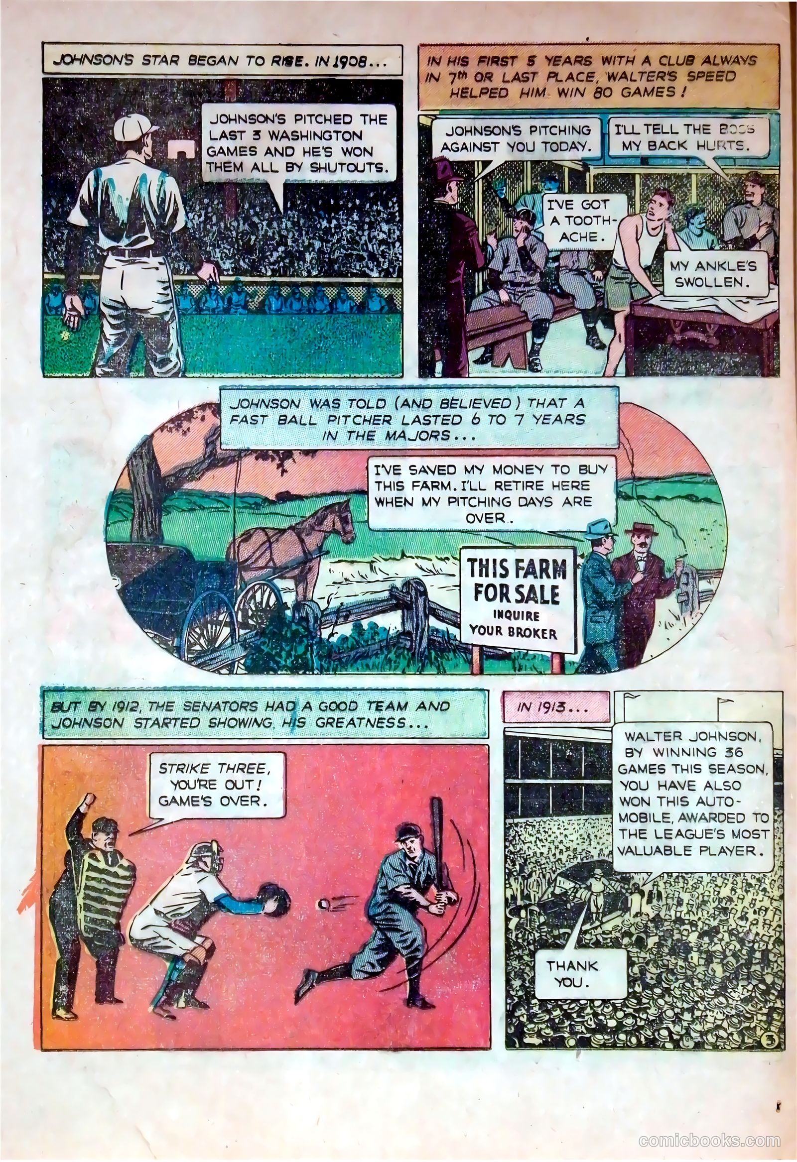 Sport Thrills #14 (1951) — page 32 of 36