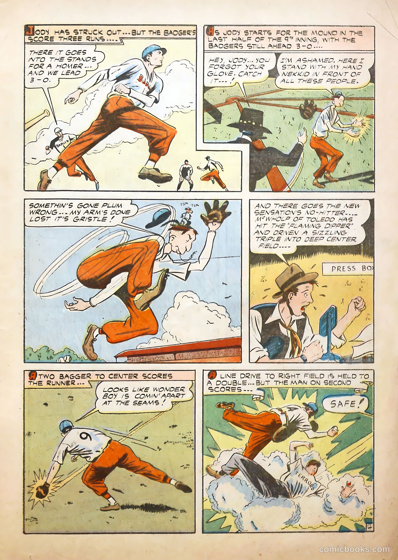 Sports Comics #1 (1992) — page 13 of 36