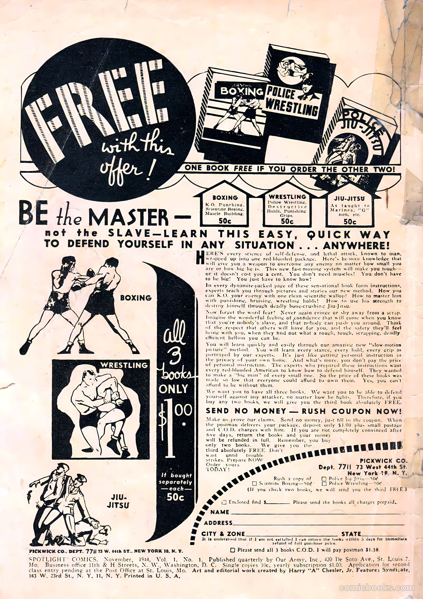 Spotlight Comics #1 (1944) — page 2 of 52