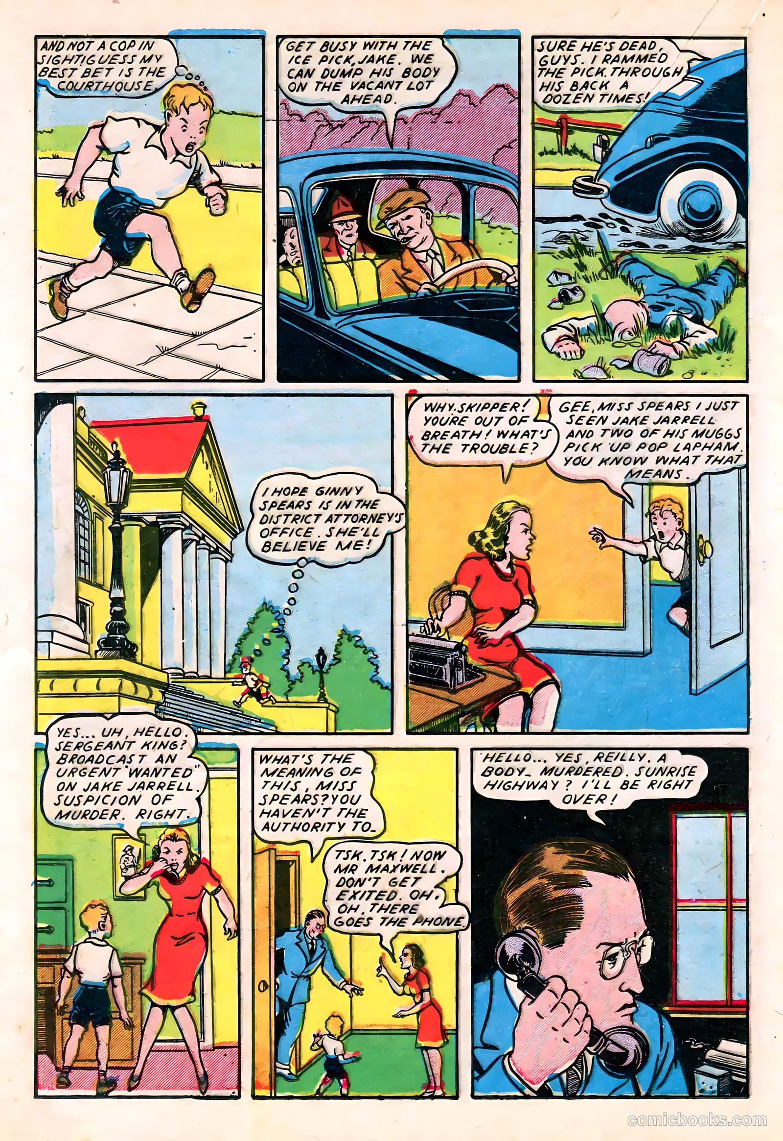 Spotlight Comics #1 (1944) — page 30 of 52