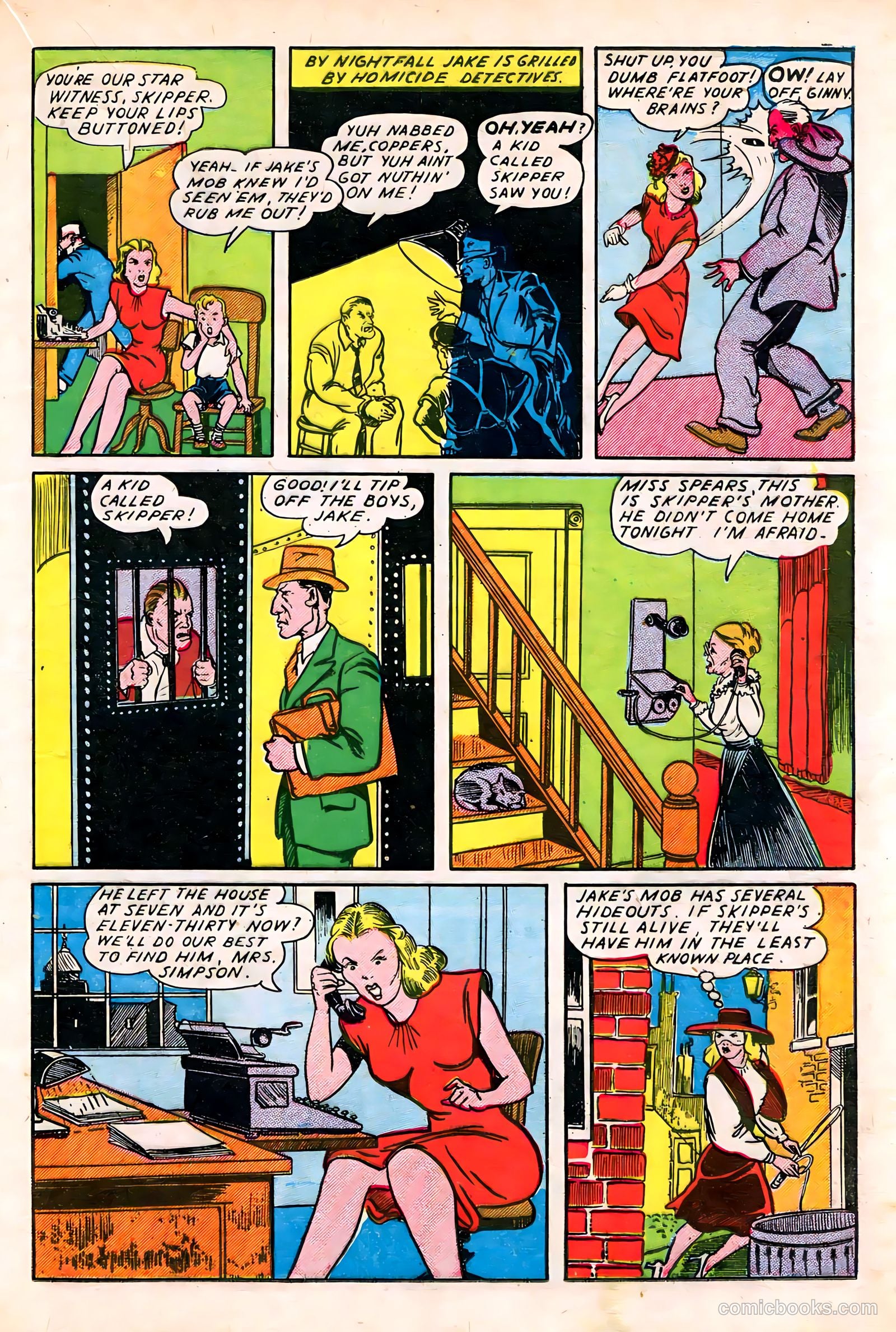 Spotlight Comics #1 (1944) — page 31 of 52