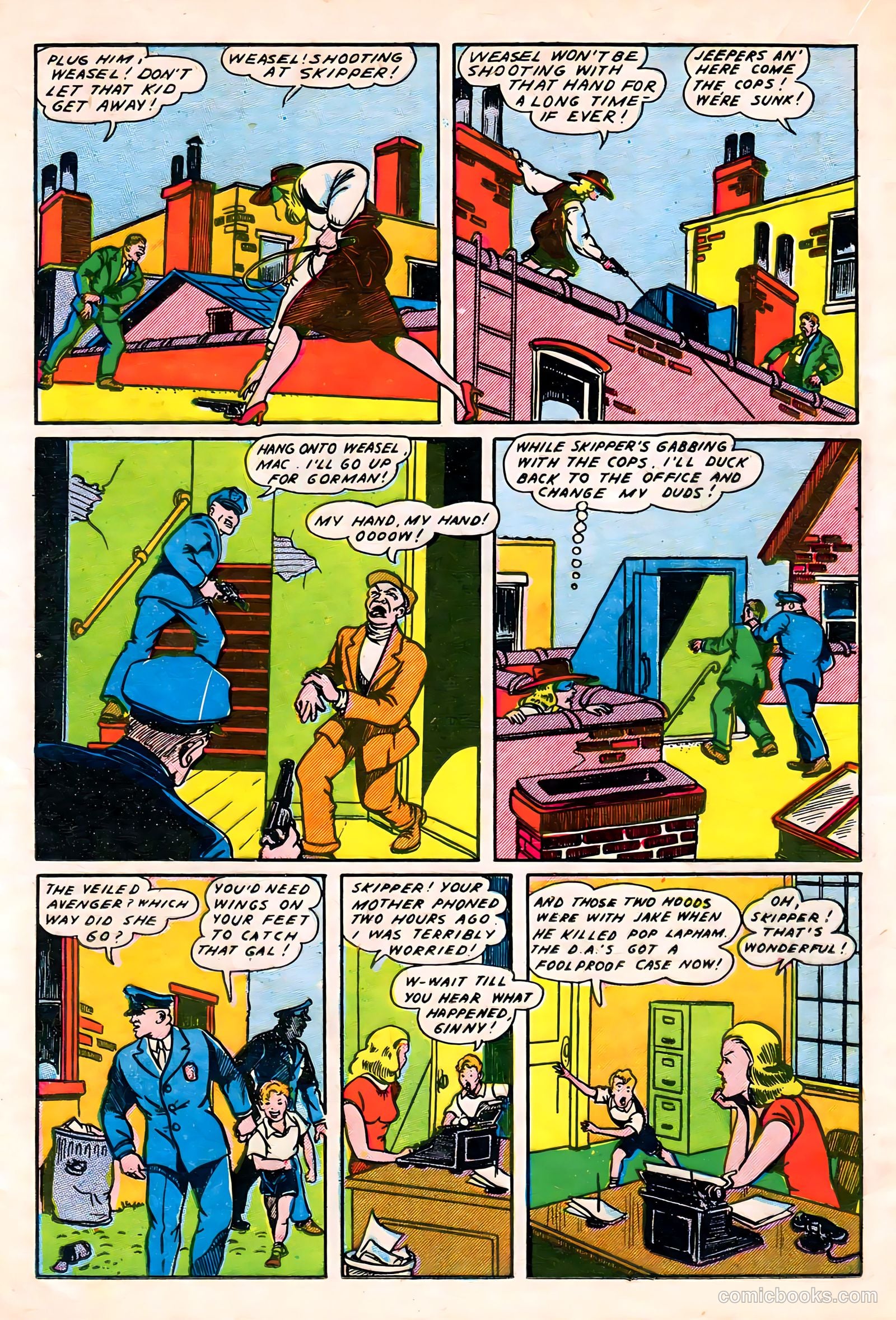 Spotlight Comics #1 (1944) — page 34 of 52