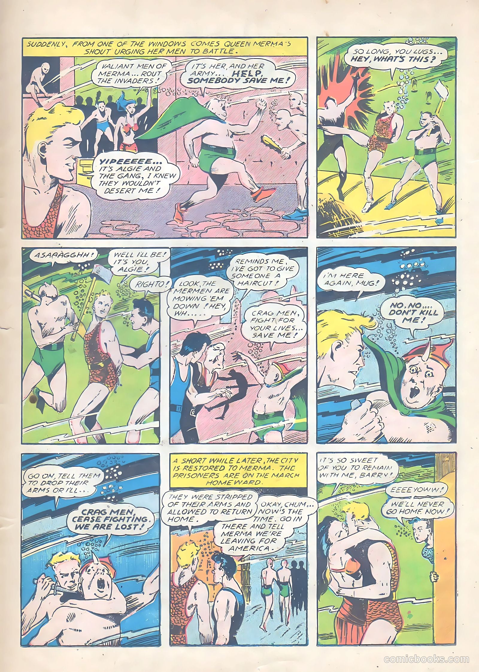 Spotlight Comics #3 (1945) — page 34 of 49