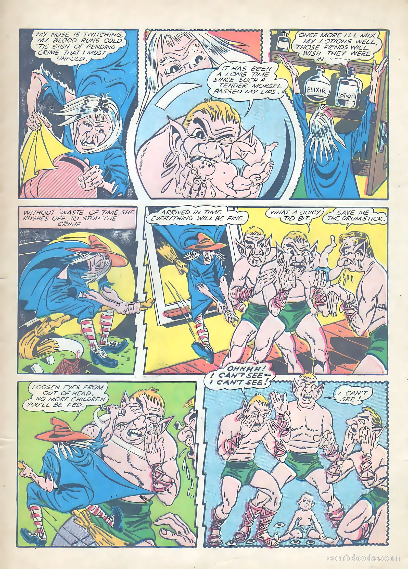 Spotlight Comics #3 (1945) — page 36 of 49
