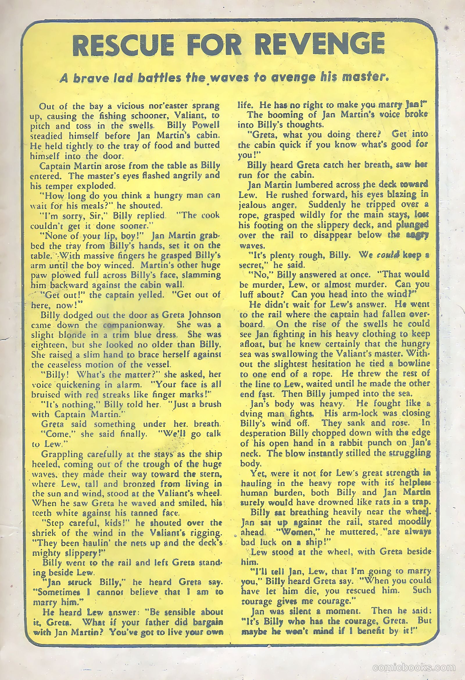 Spotlight Comics #3 (1945) — page 42 of 49
