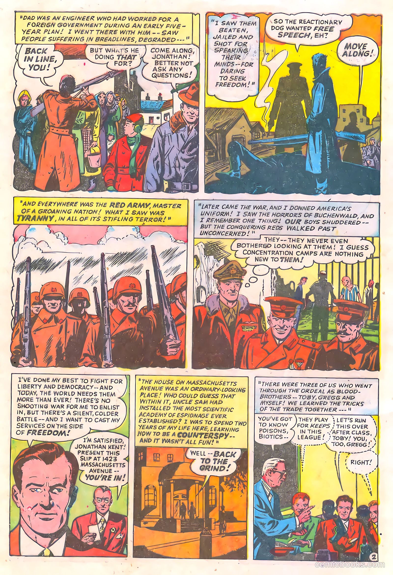 Spy and Counterspy #1 (1949) — page 4 of 52