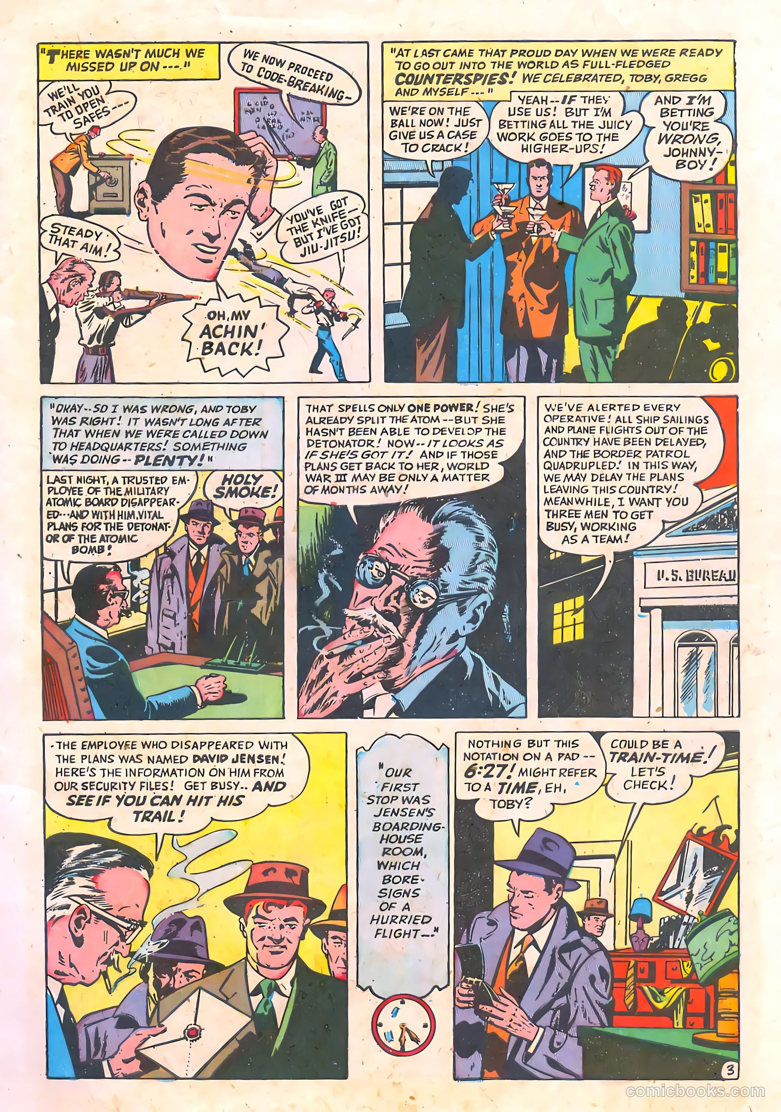 Spy and Counterspy #1 (1949) — page 5 of 52