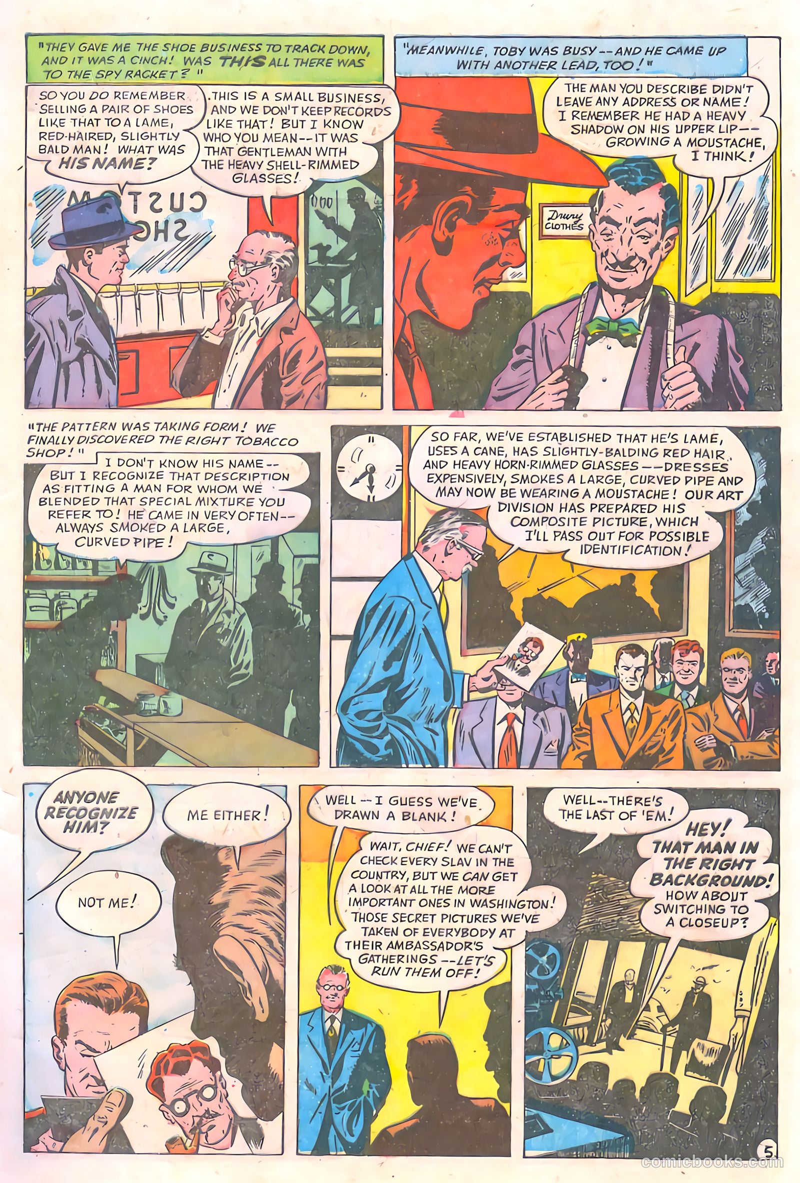 Spy and Counterspy #1 (1949) — page 7 of 52
