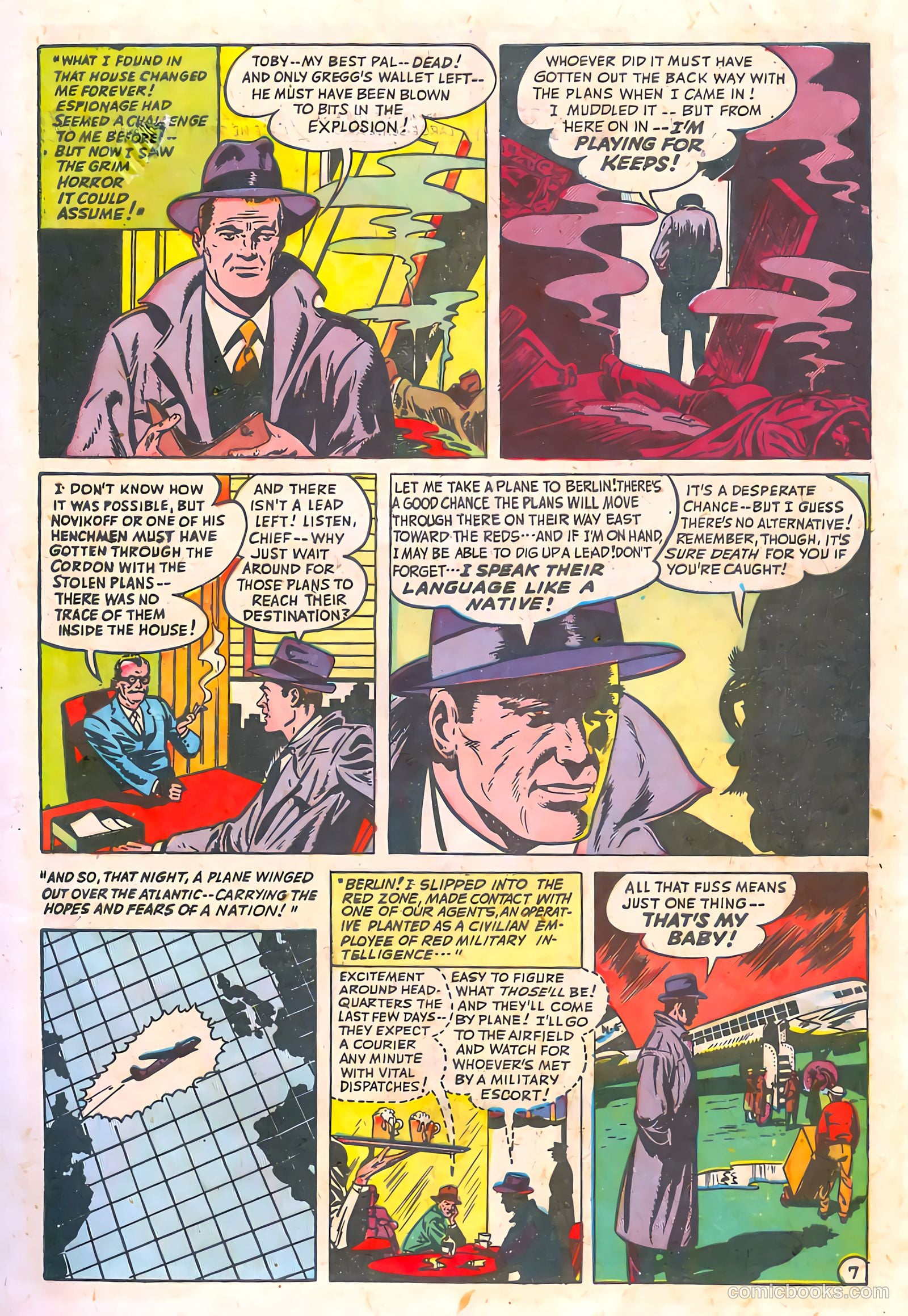 Spy and Counterspy #1 (1949) — page 9 of 52
