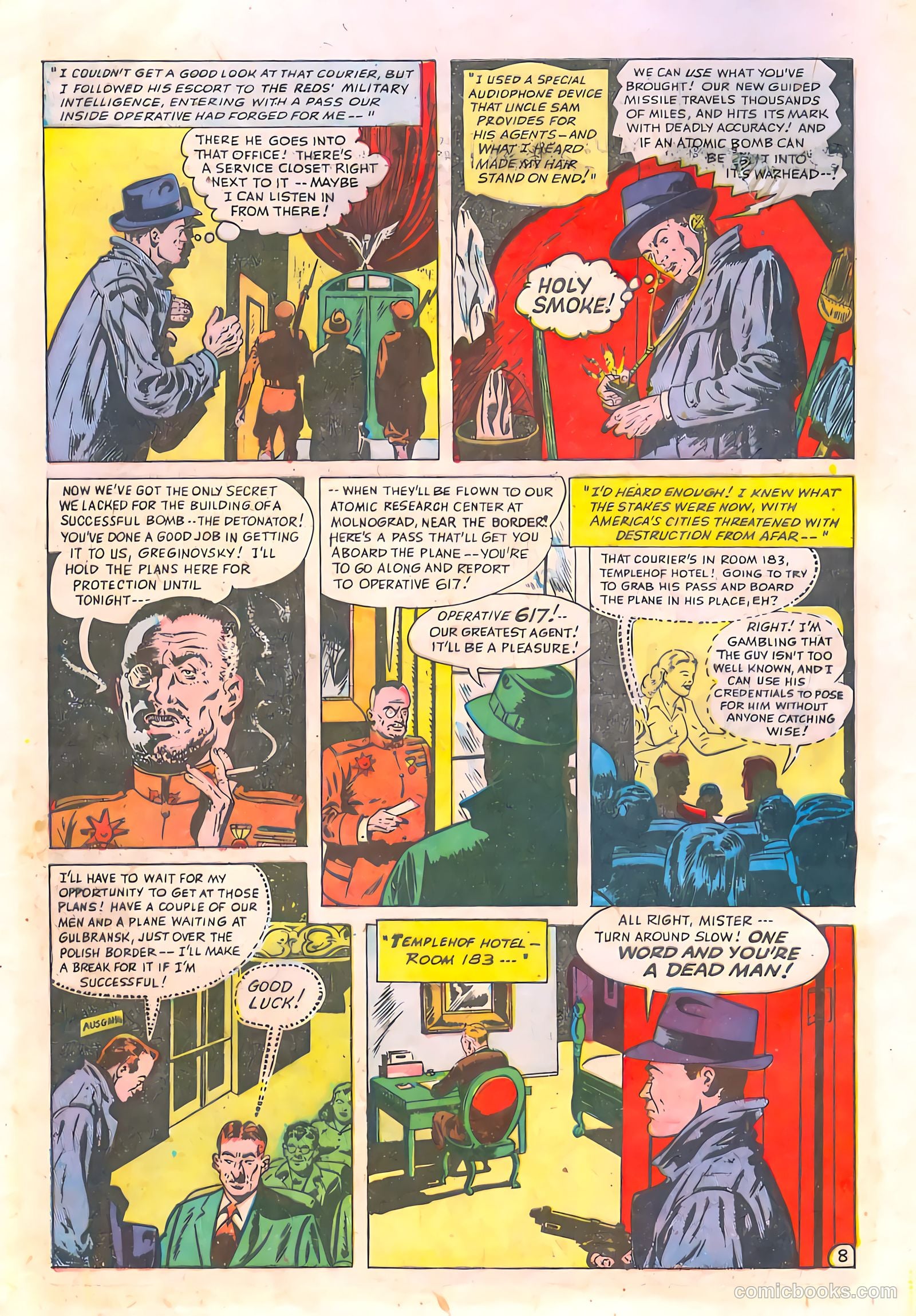 Spy and Counterspy #1 (1949) — page 10 of 52