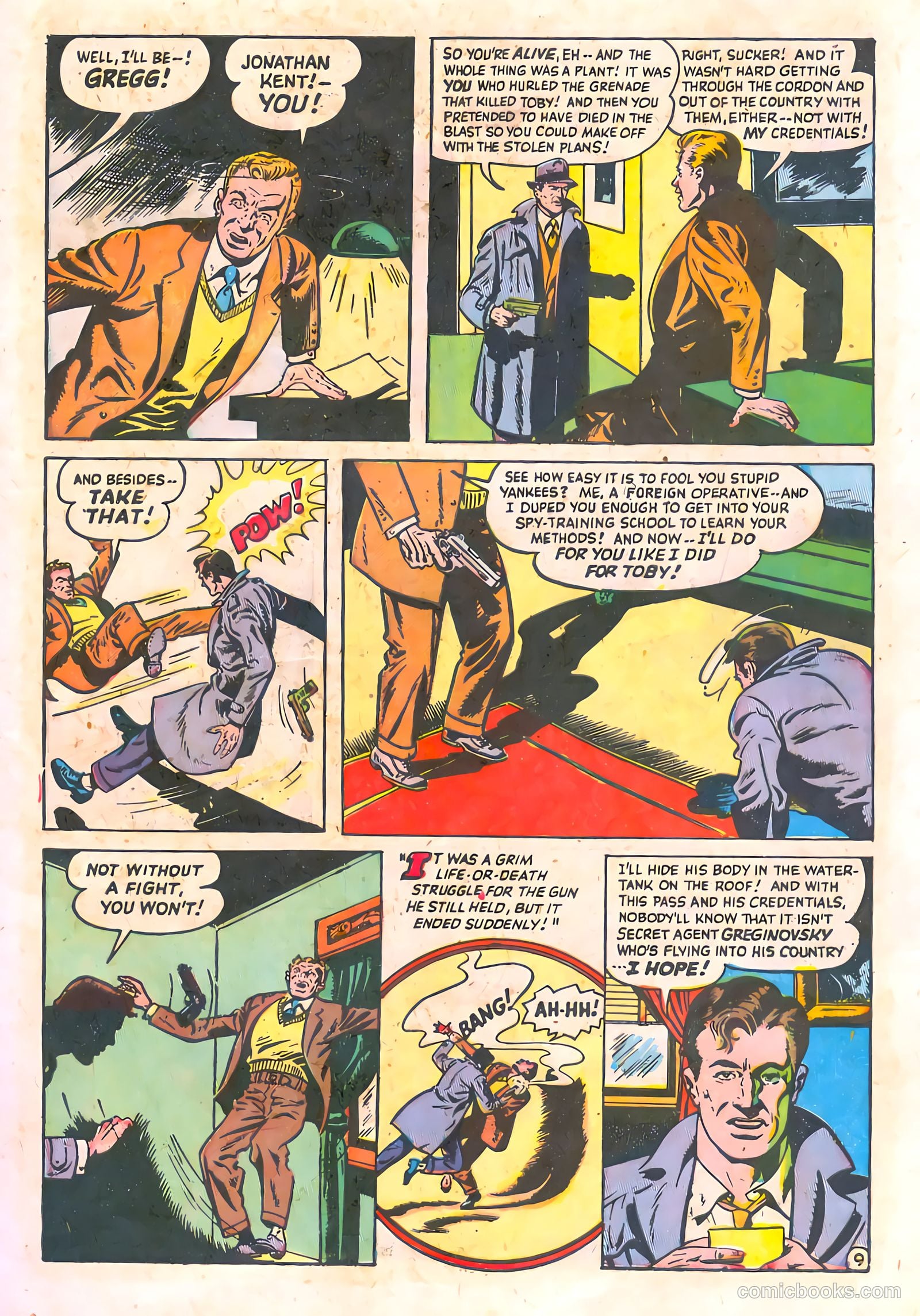Spy and Counterspy #1 (1949) — page 11 of 52