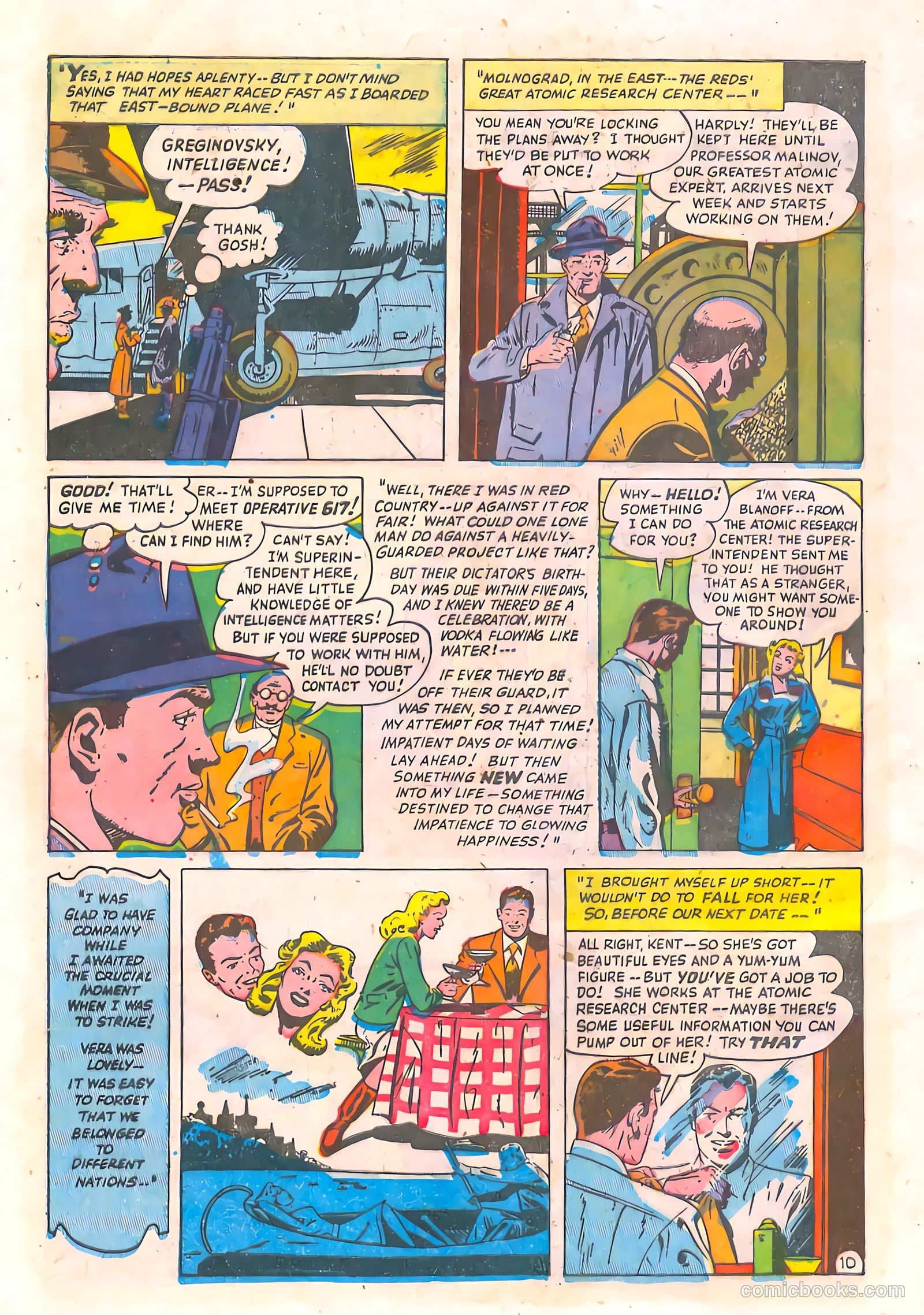 Spy and Counterspy #1 (1949) — page 12 of 52