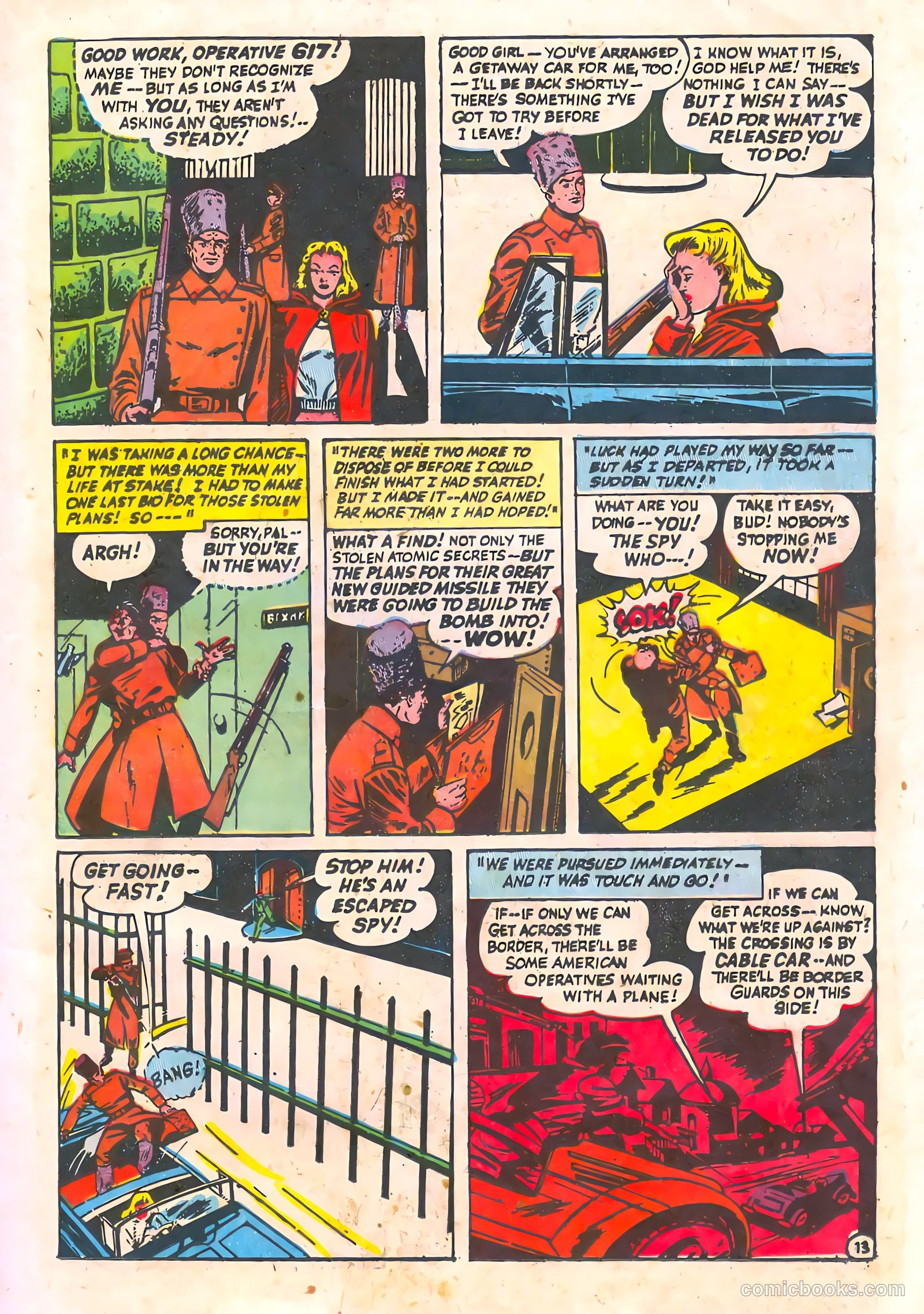Spy and Counterspy #1 (1949) — page 15 of 52