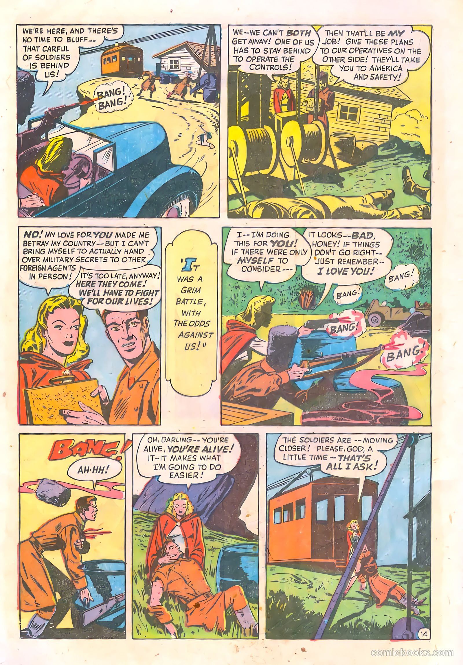 Spy and Counterspy #1 (1949) — page 16 of 52