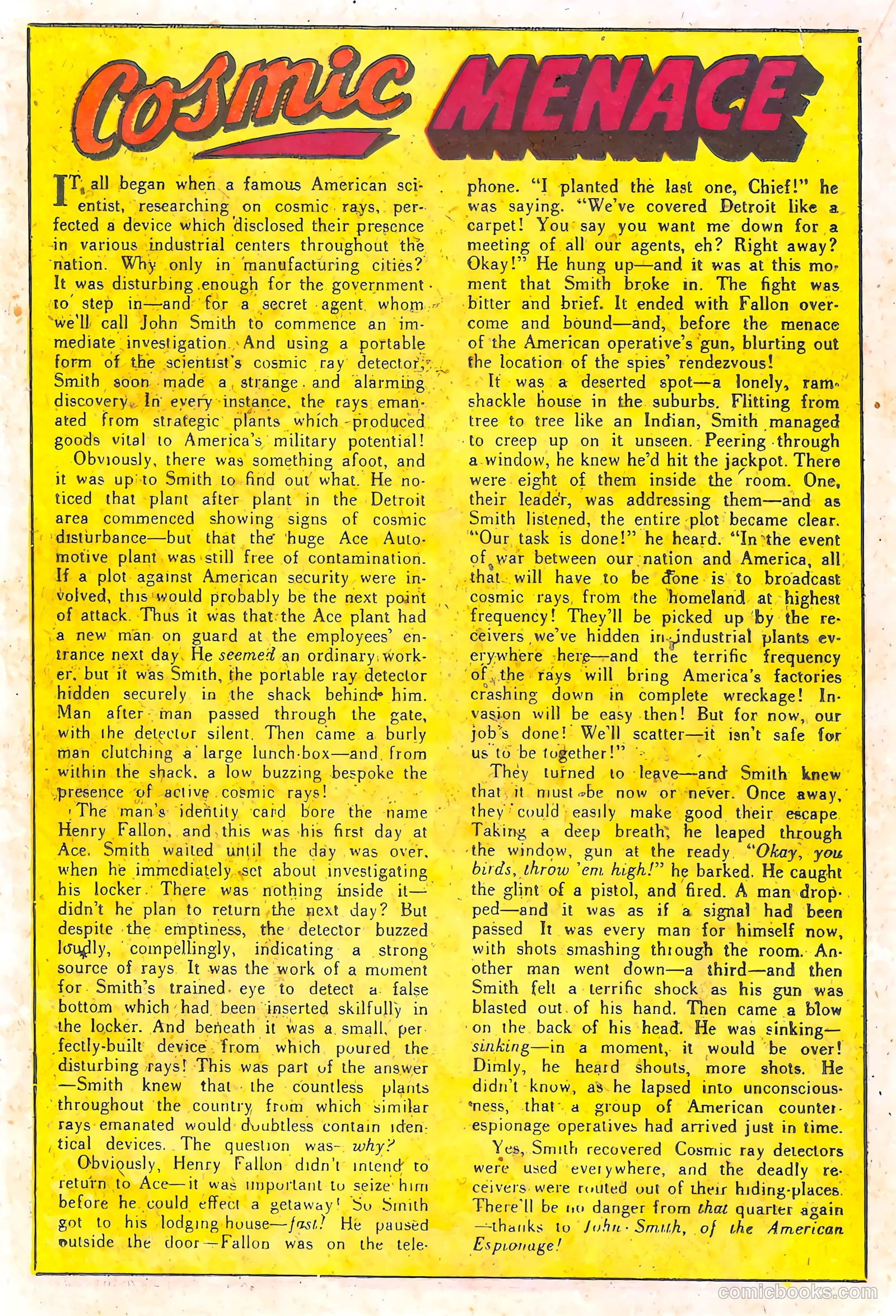 Spy and Counterspy #1 (1949) — page 26 of 52