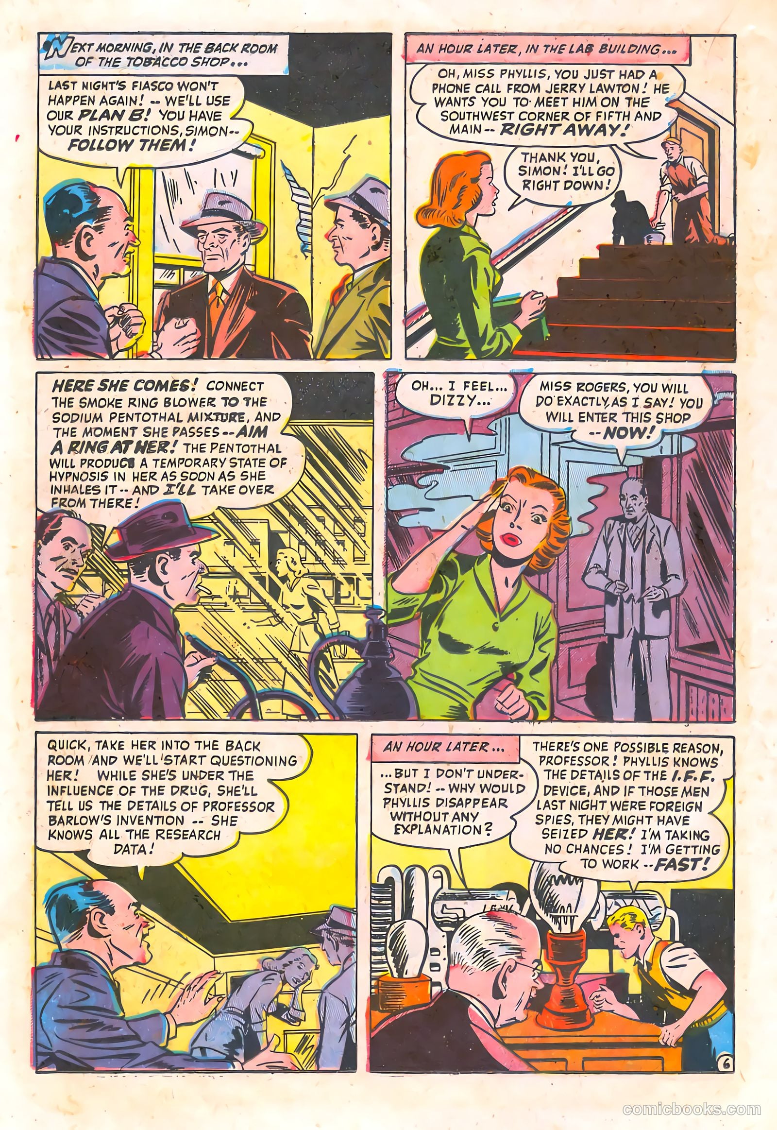 Spy and Counterspy #1 (1949) — page 32 of 52
