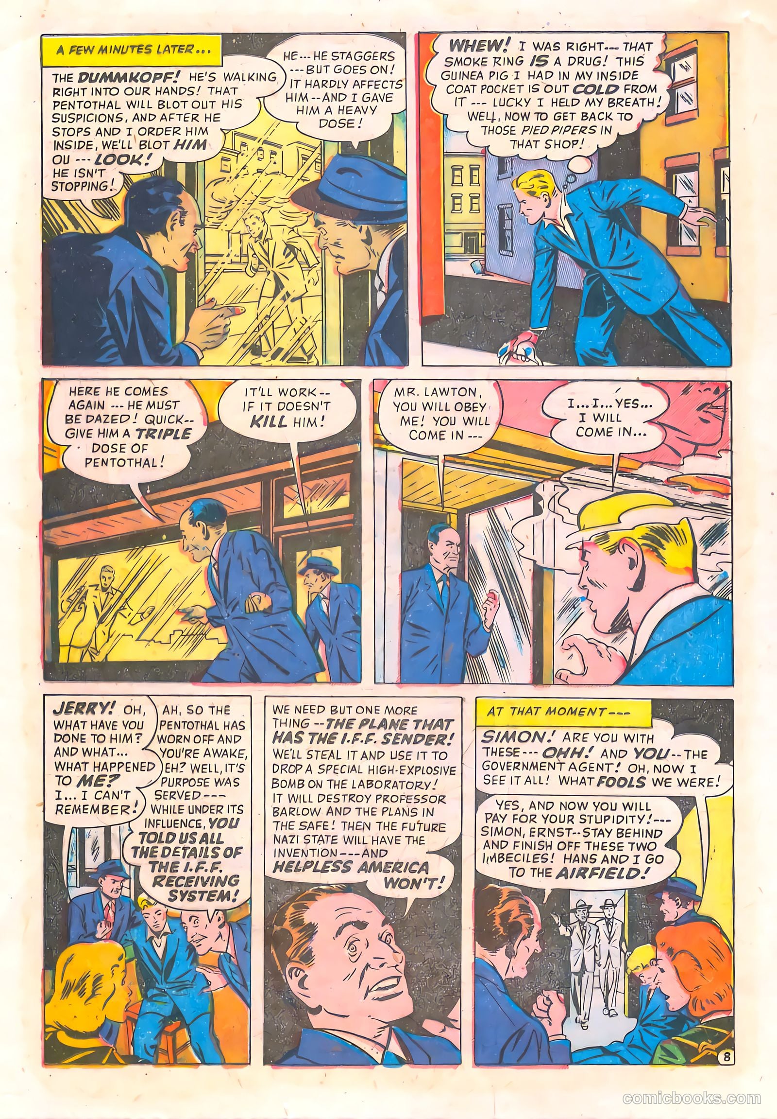 Spy and Counterspy #1 (1949) — page 34 of 52