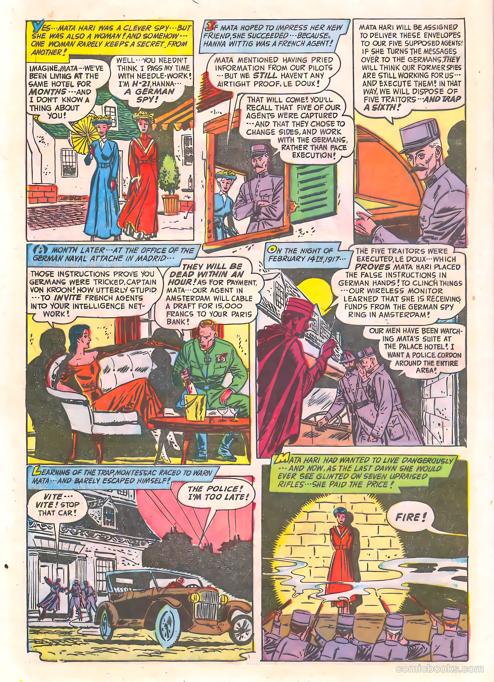 Spy and Counterspy #1 (1949) — page 40 of 52