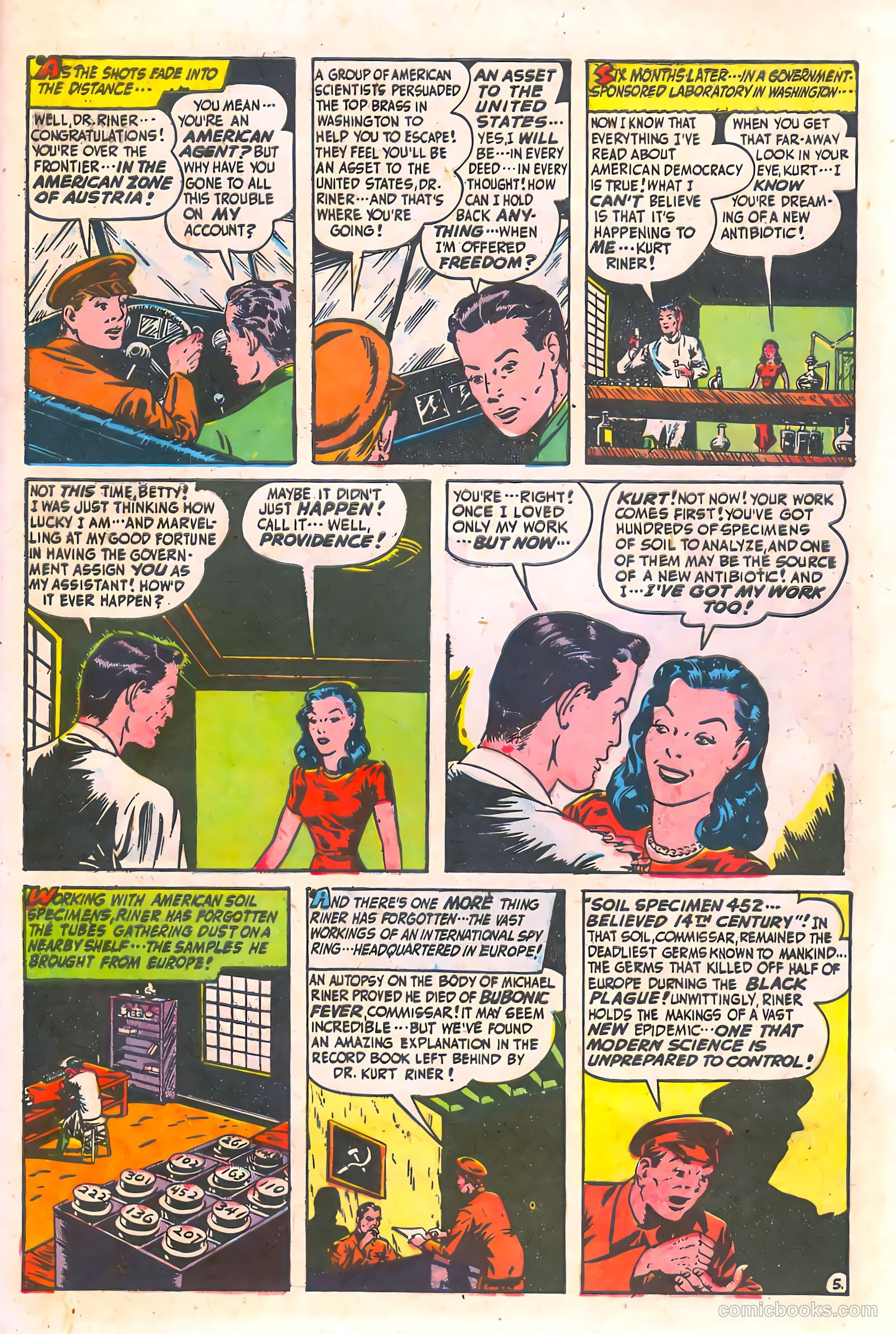 Spy and Counterspy #1 (1949) — page 45 of 52