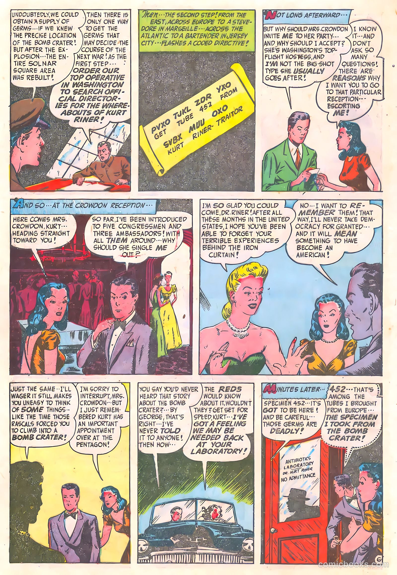 Spy and Counterspy #1 (1949) — page 46 of 52