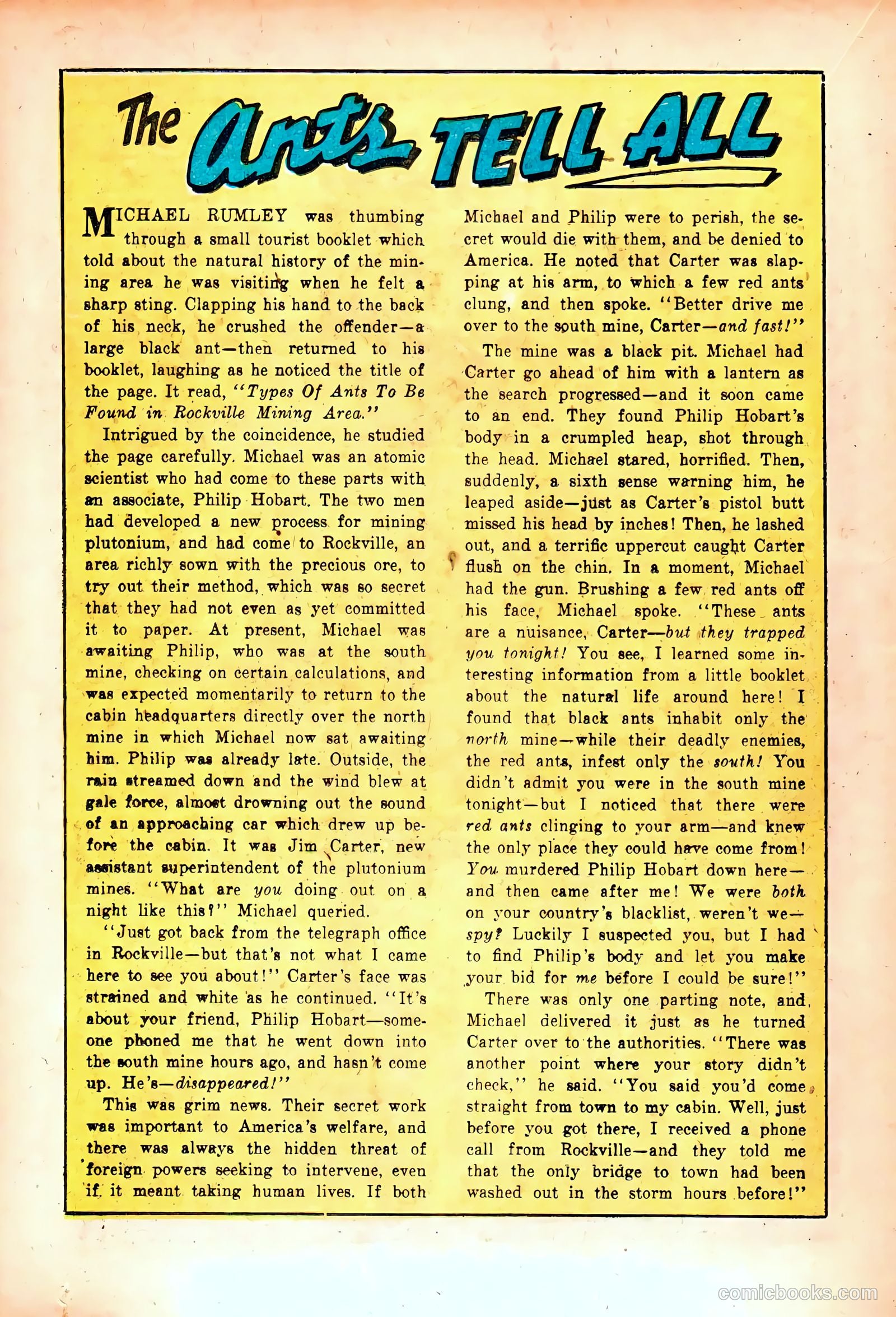Spy and Counterspy #2 (1949) — page 36 of 52