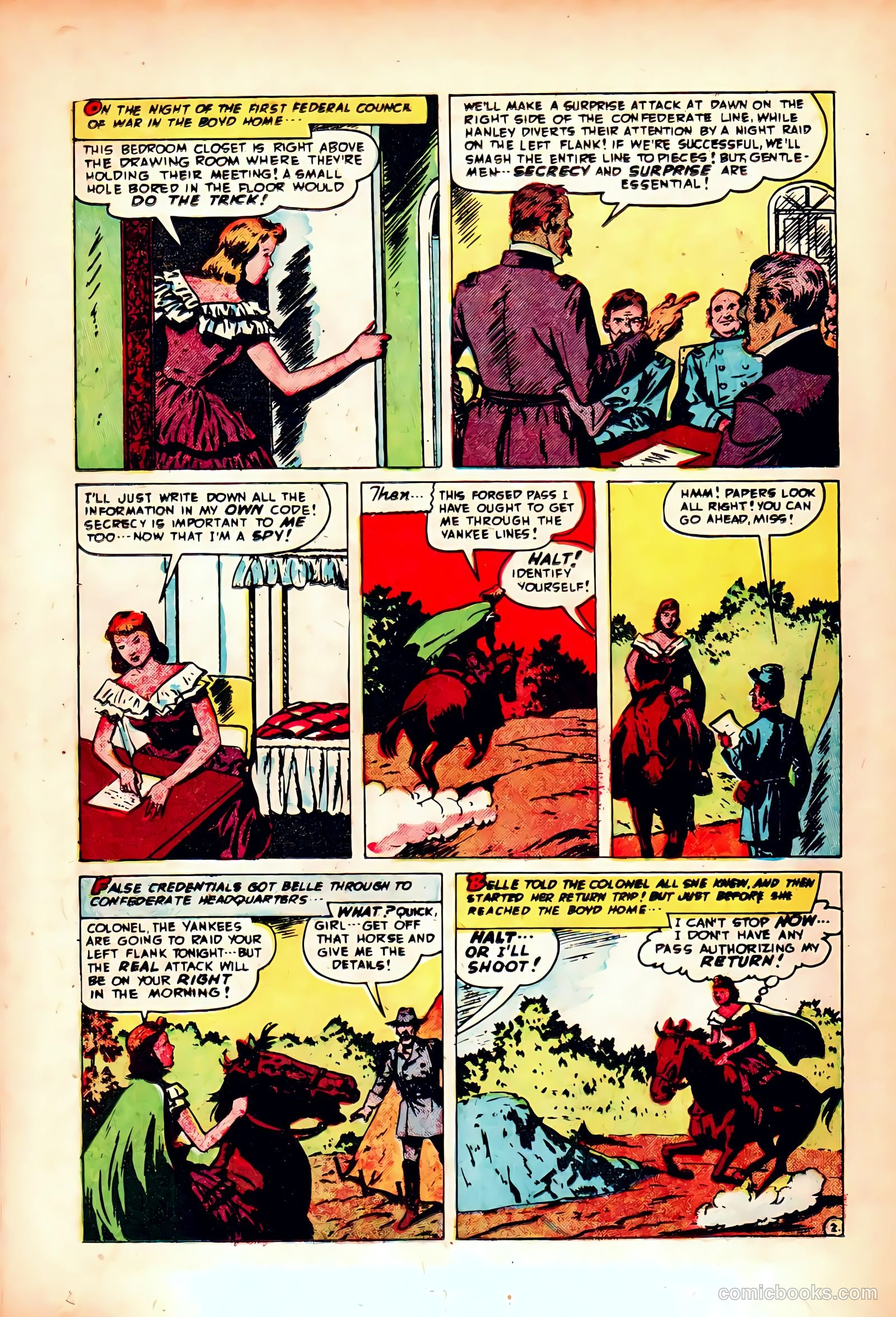 Spy and Counterspy #2 (1949) — page 38 of 52