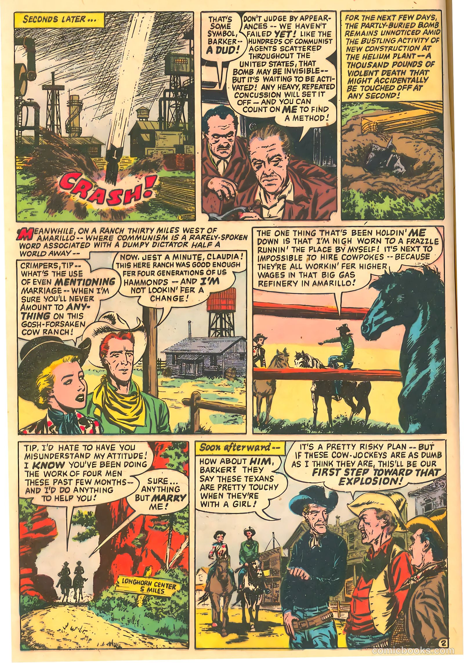 Spy-Hunters #10 (1951) — page 14 of 52