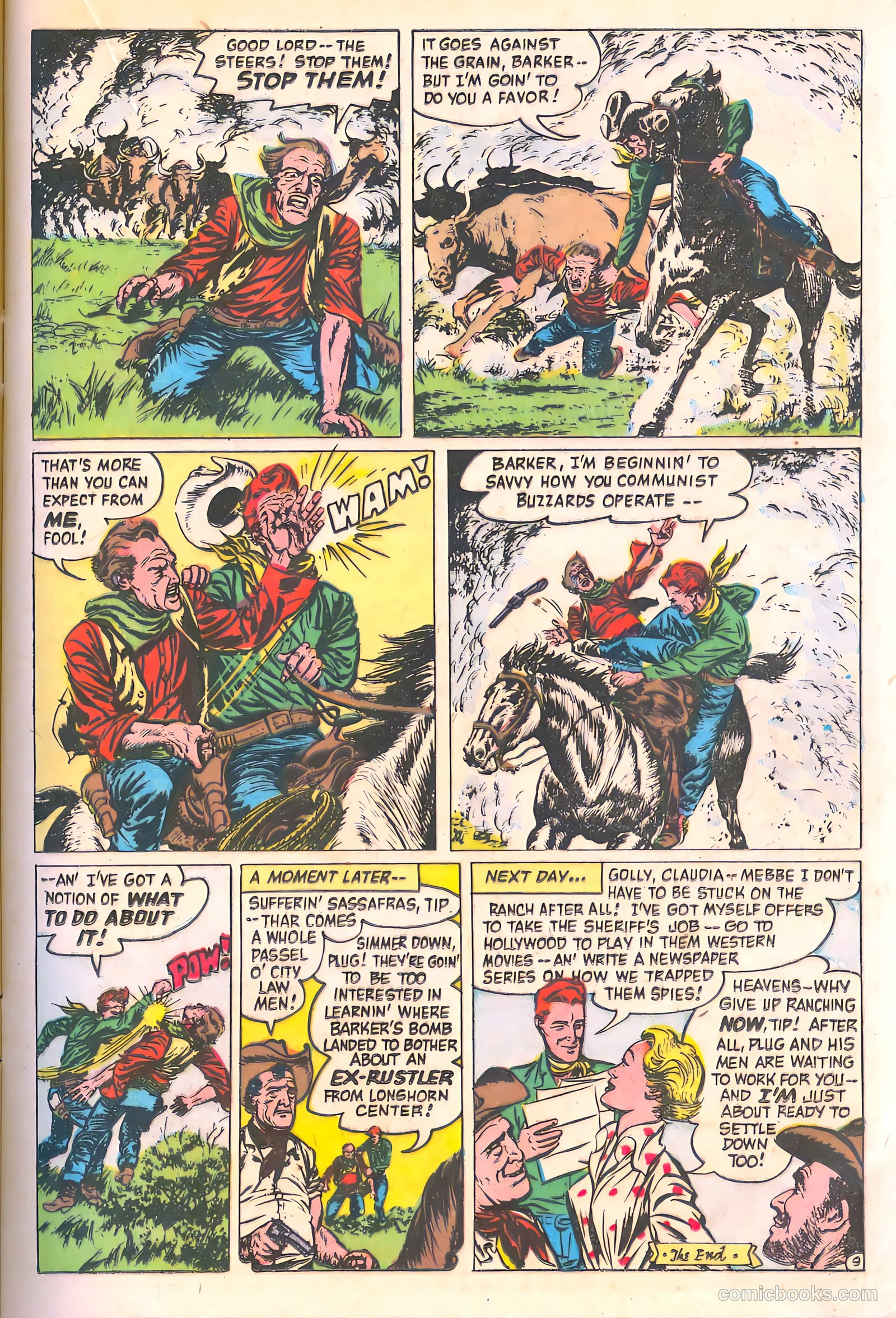 Spy-Hunters #10 (1951) — page 21 of 52