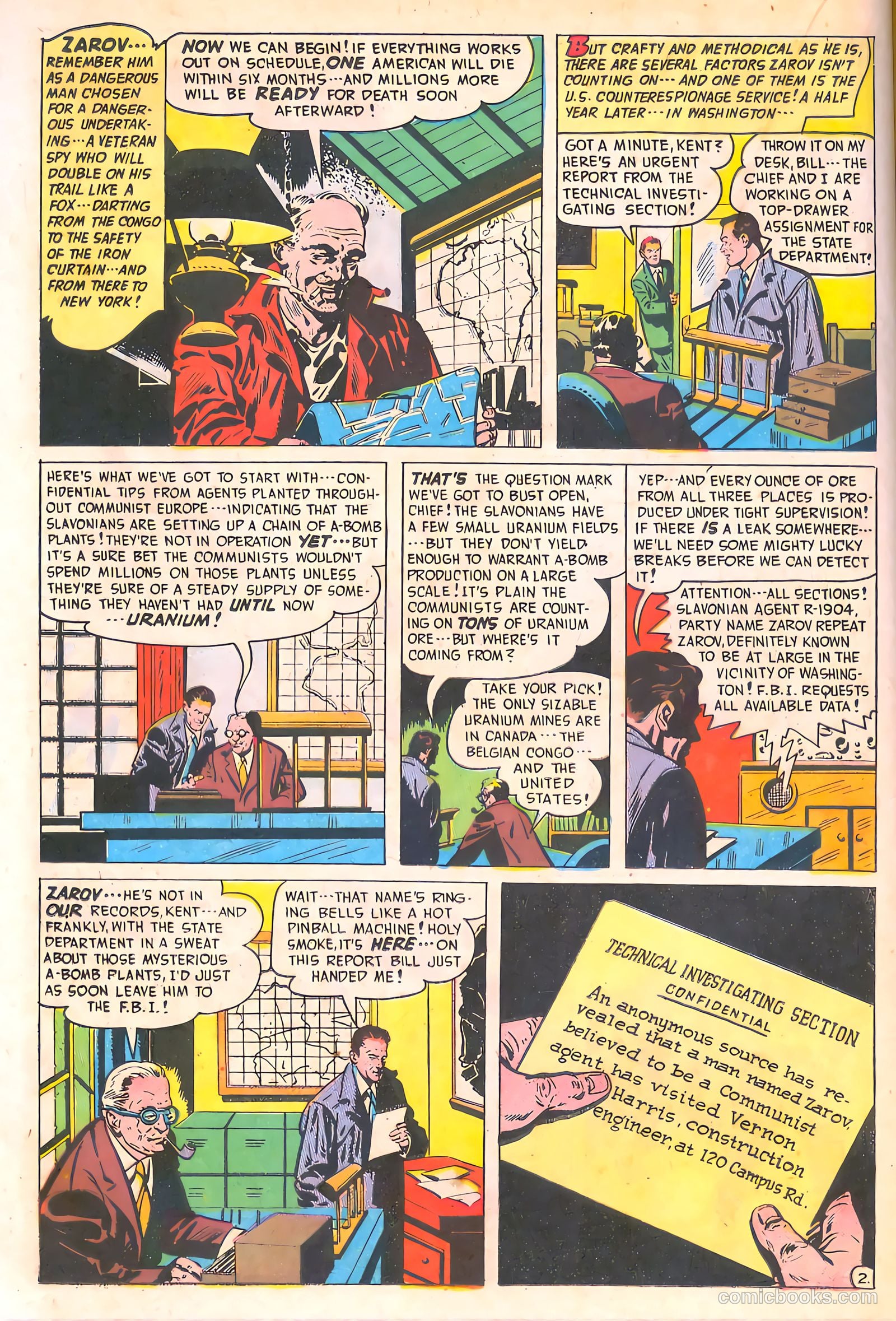 Spy-Hunters #10 (1951) — page 24 of 52
