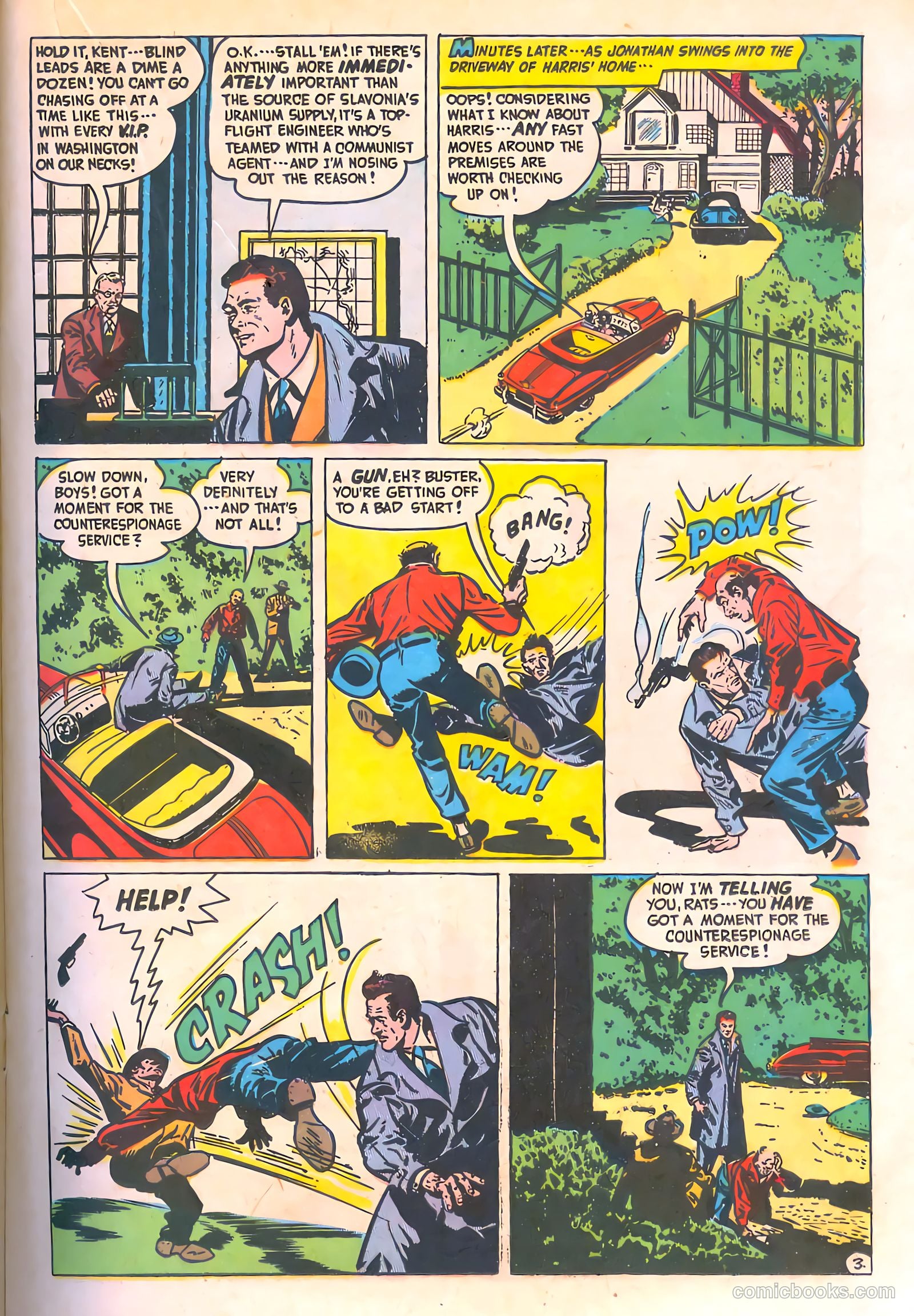 Spy-Hunters #10 (1951) — page 25 of 52
