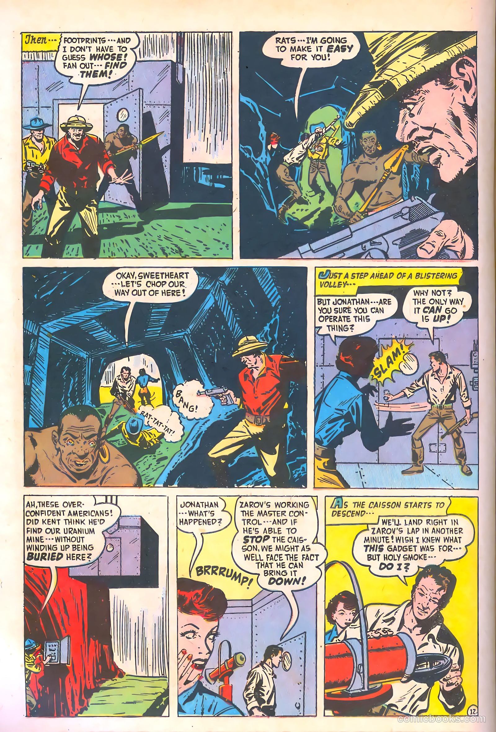 Spy-Hunters #10 (1951) — page 34 of 52