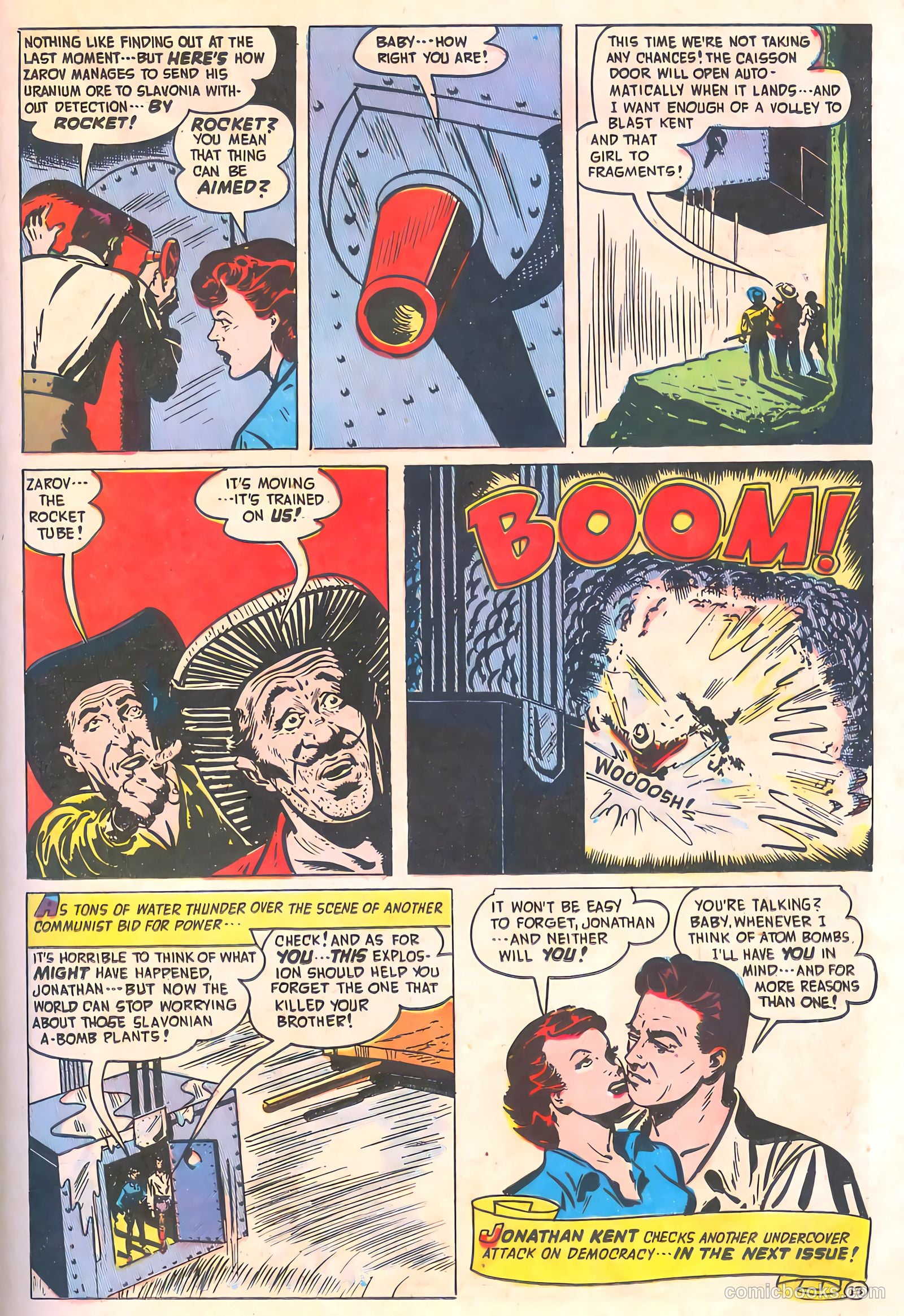 Spy-Hunters #10 (1951) — page 35 of 52