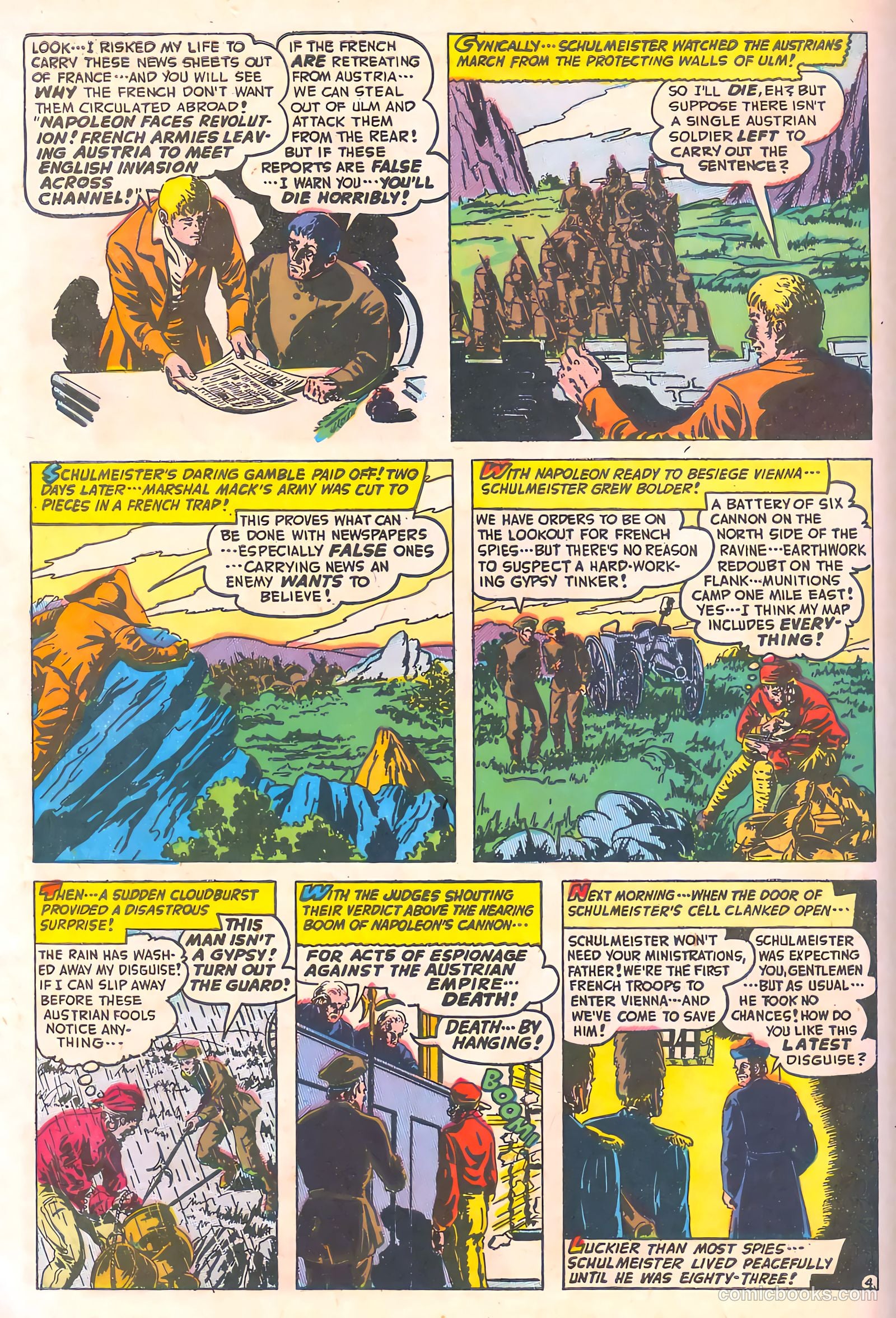 Spy-Hunters #10 (1951) — page 40 of 52