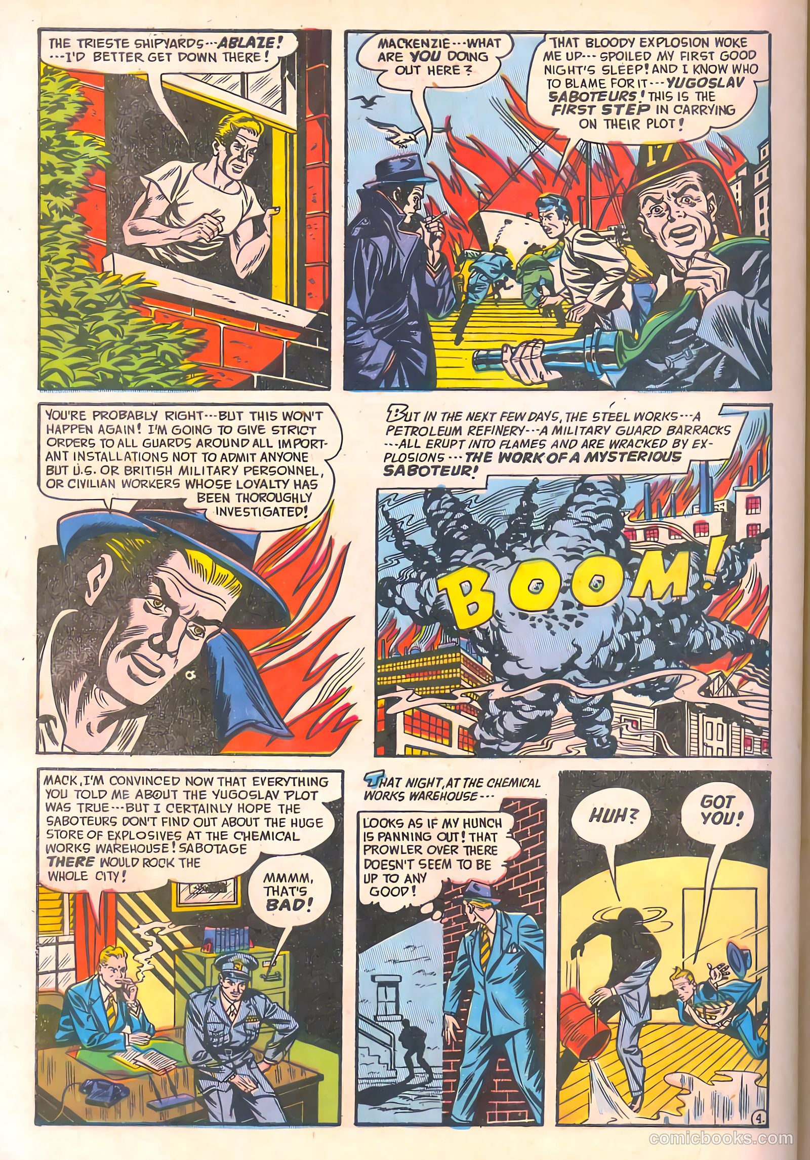 Spy-Hunters #10 (1951) — page 46 of 52