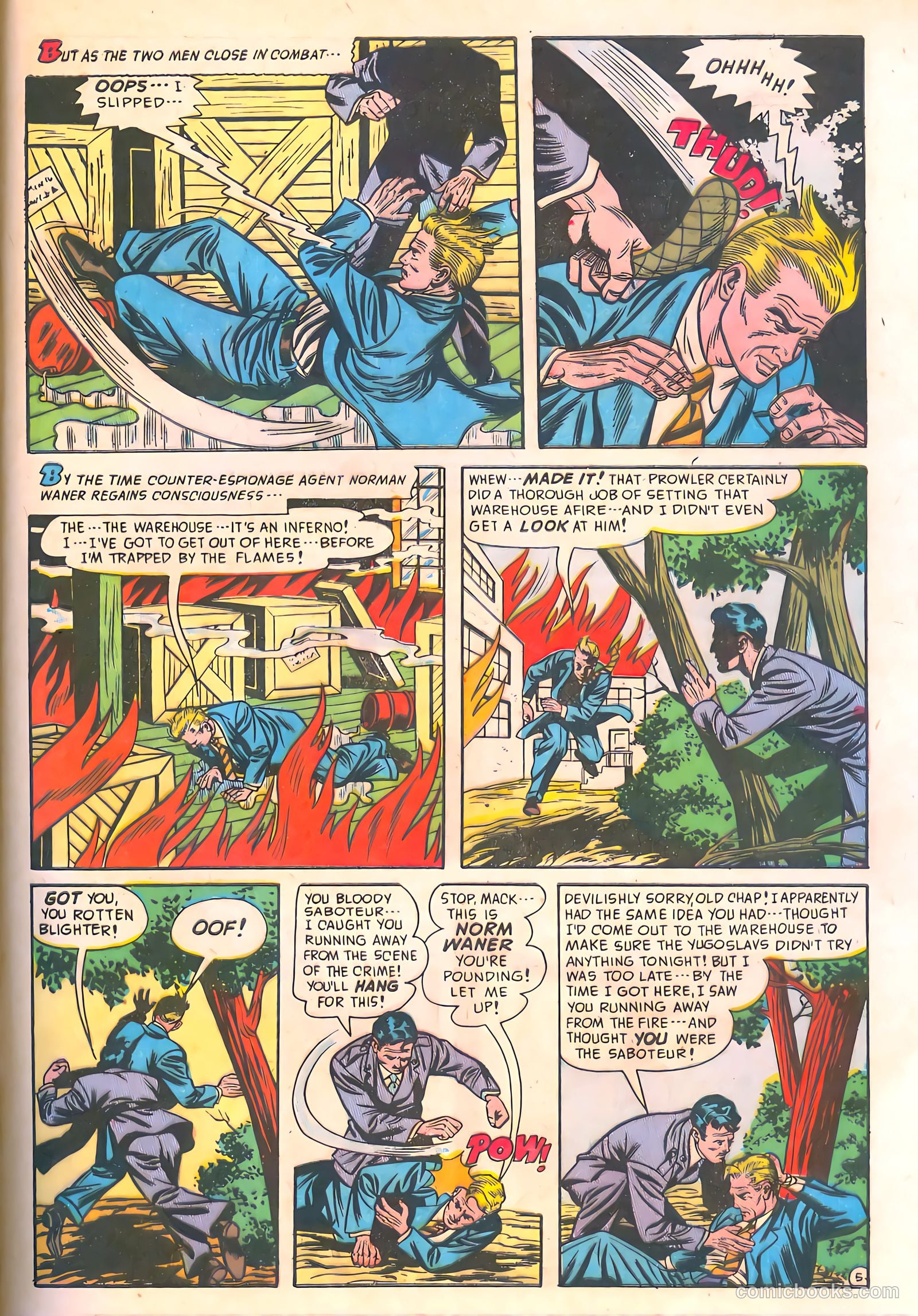 Spy-Hunters #10 (1951) — page 47 of 52