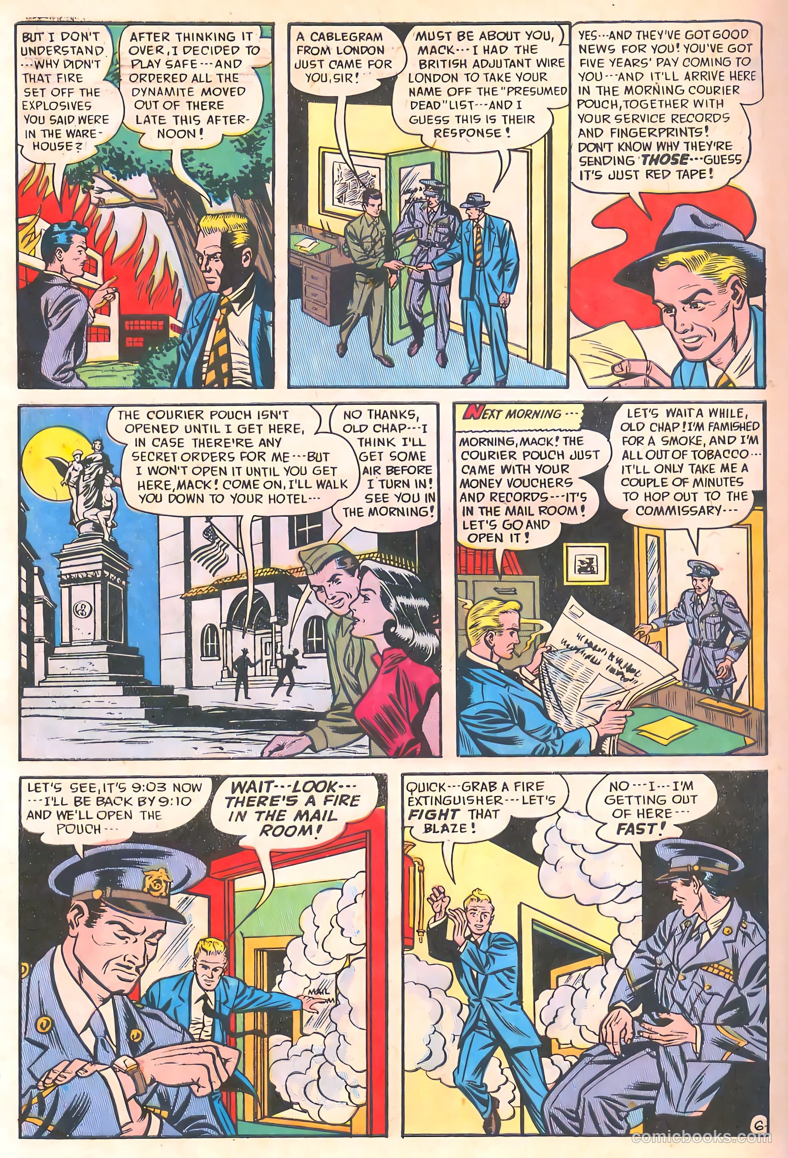 Spy-Hunters #10 (1951) — page 48 of 52