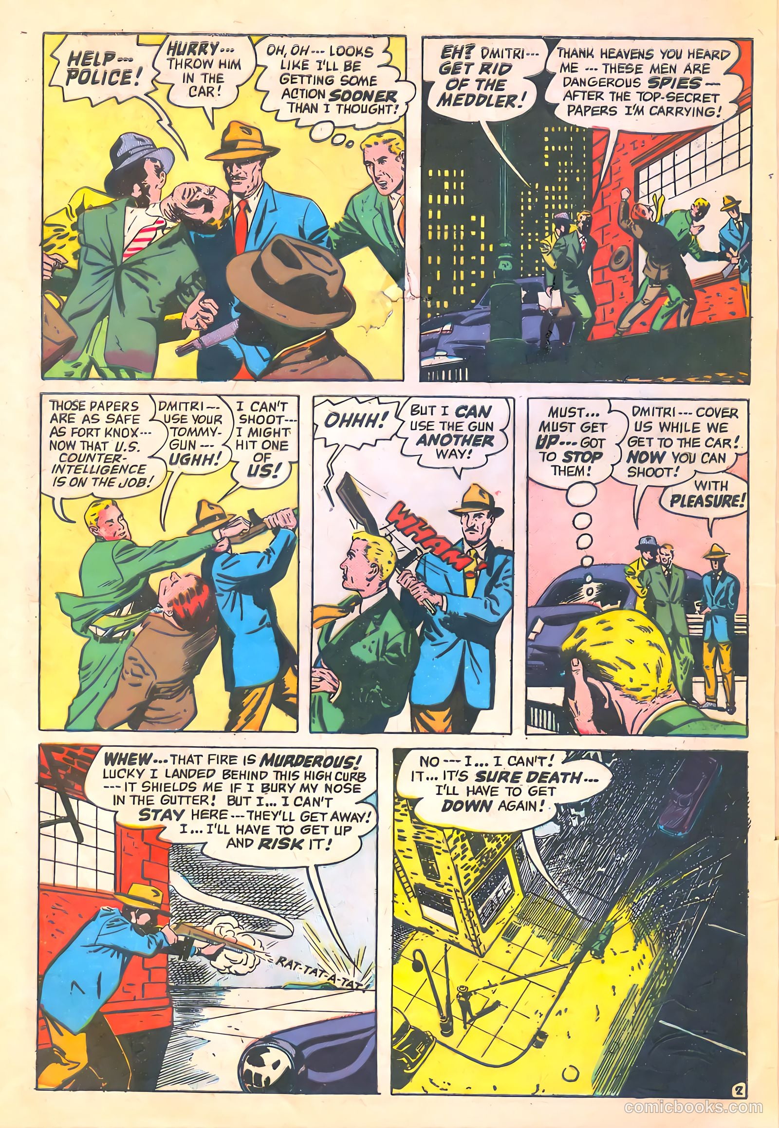 Spy-Hunters #11 (1951) — page 4 of 52