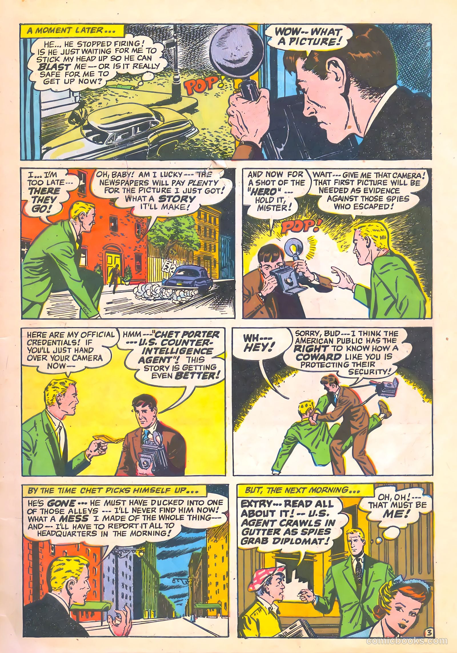 Spy-Hunters #11 (1951) — page 5 of 52